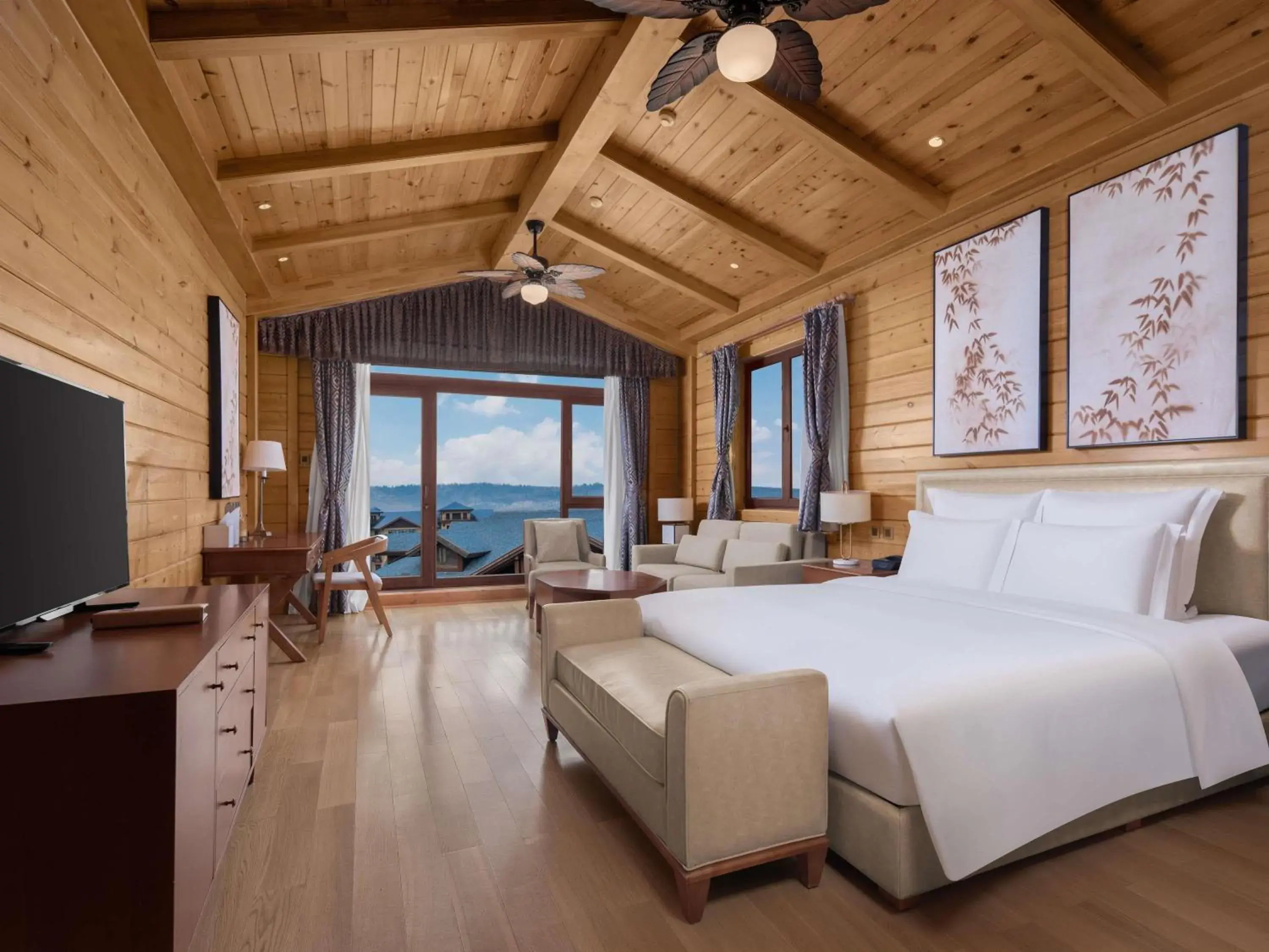 Swiss King Villa with Mountain View in Swissôtel Resort Changbaishan Swiss King Villa with Mountain View in Swissôtel Resort Changbaishan