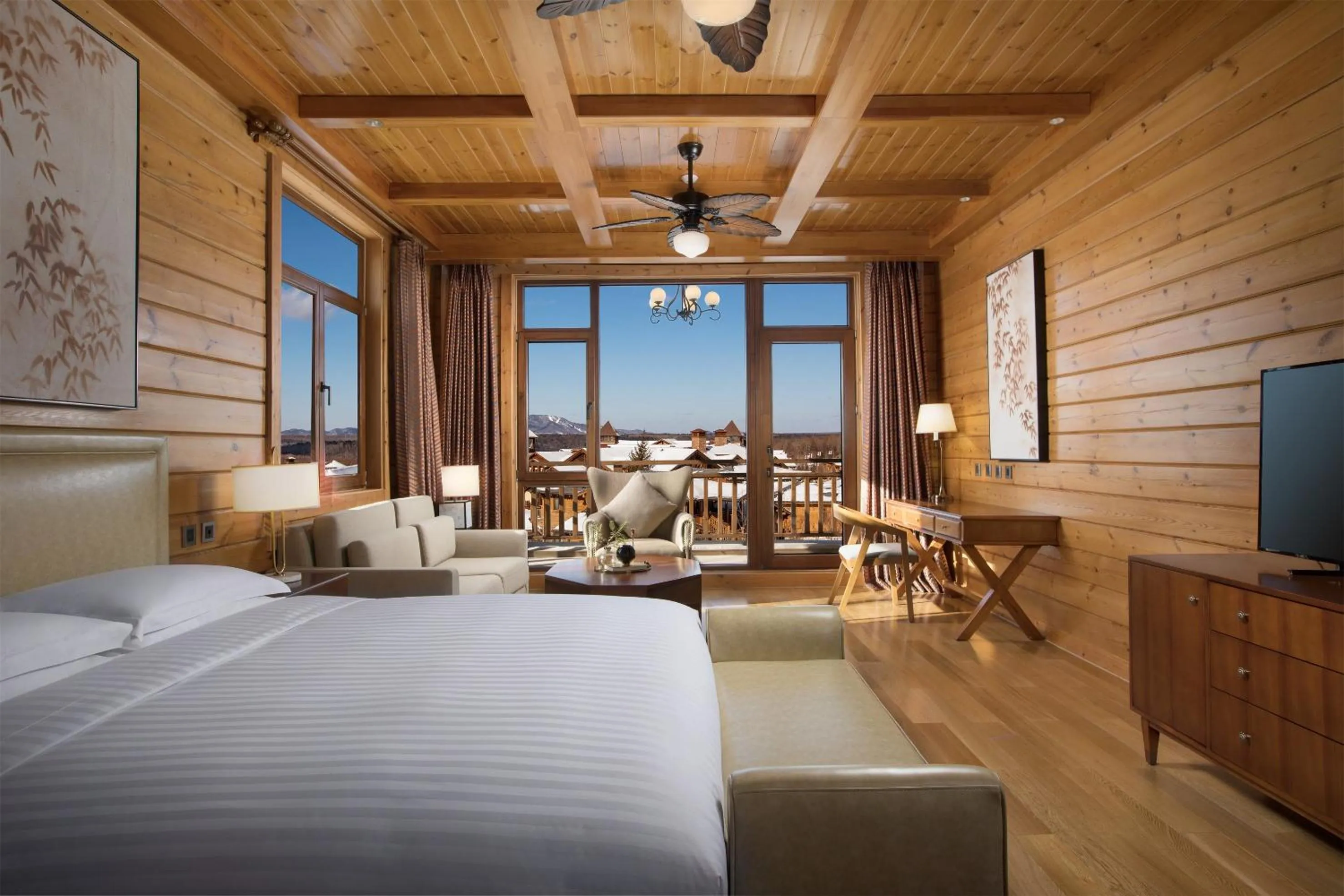 Bed in Swissôtel Resort Changbaishan