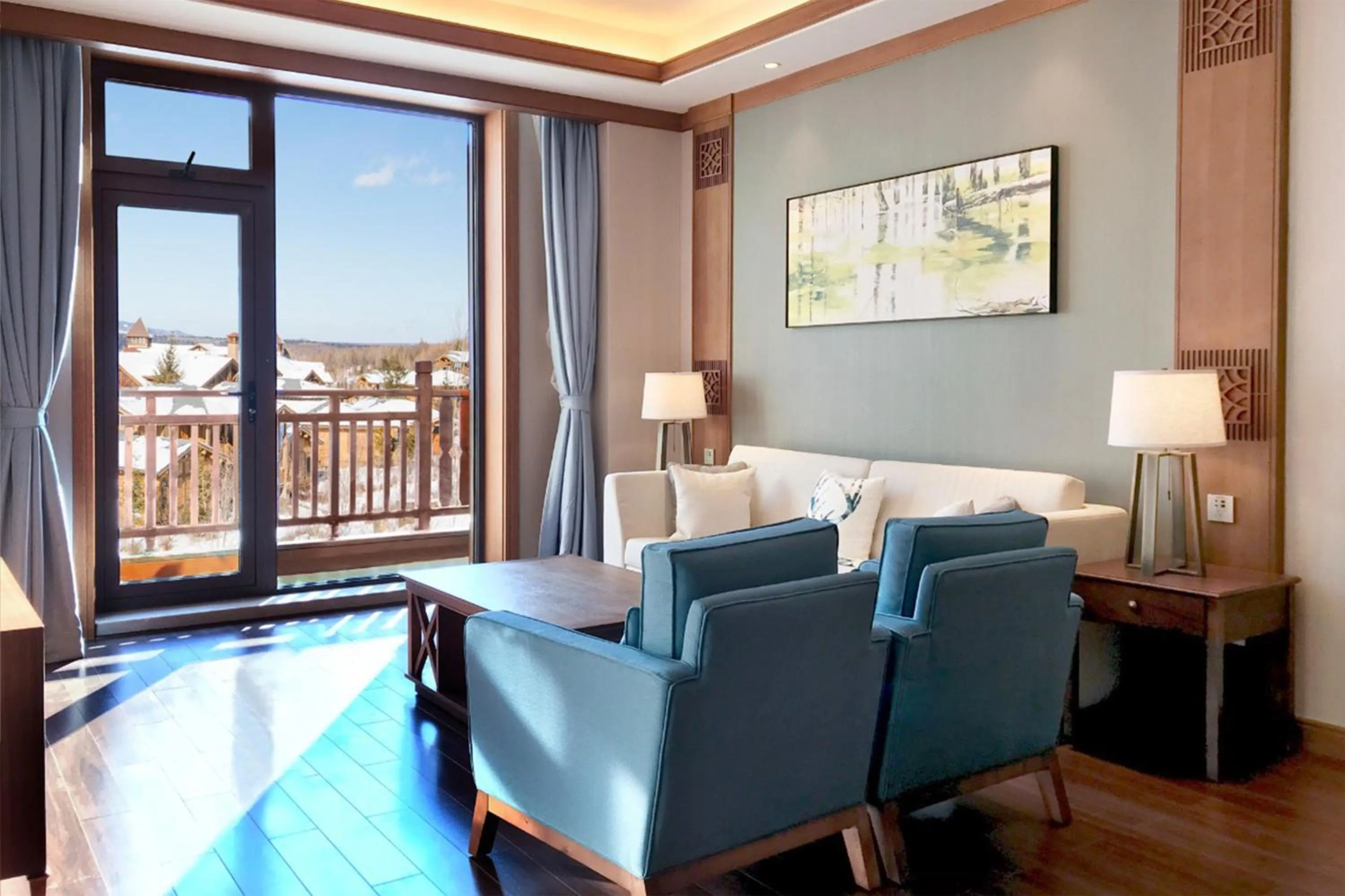Living room in Swissôtel Resort Changbaishan
