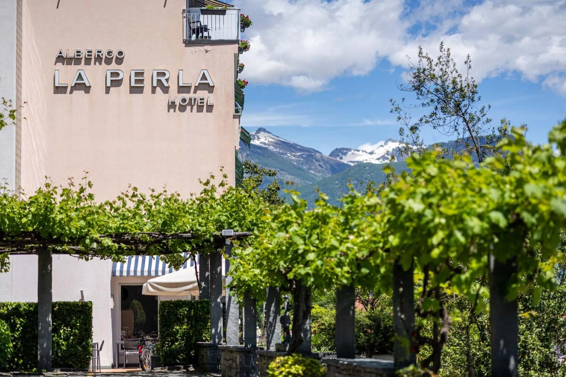 Property building in Hotel La Perla