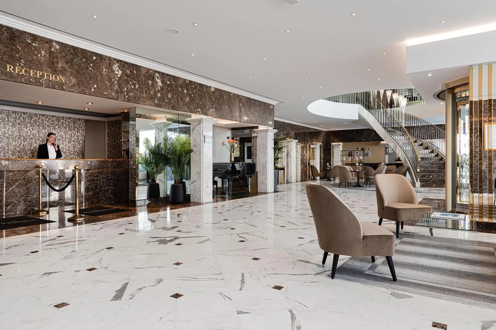 Lobby or reception in Warwick Geneva