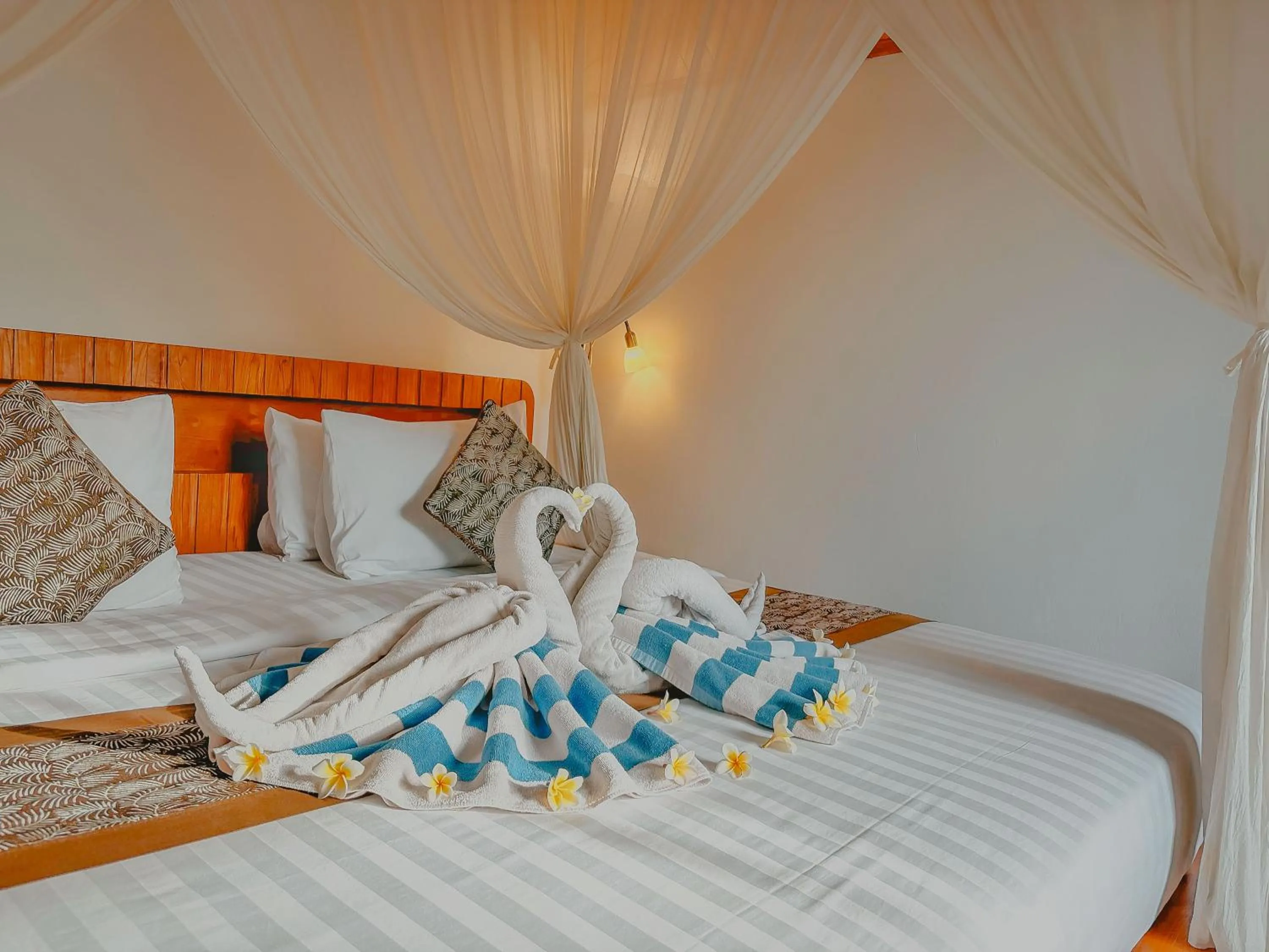 Bed in Ubud Suarga Private Pool Villa