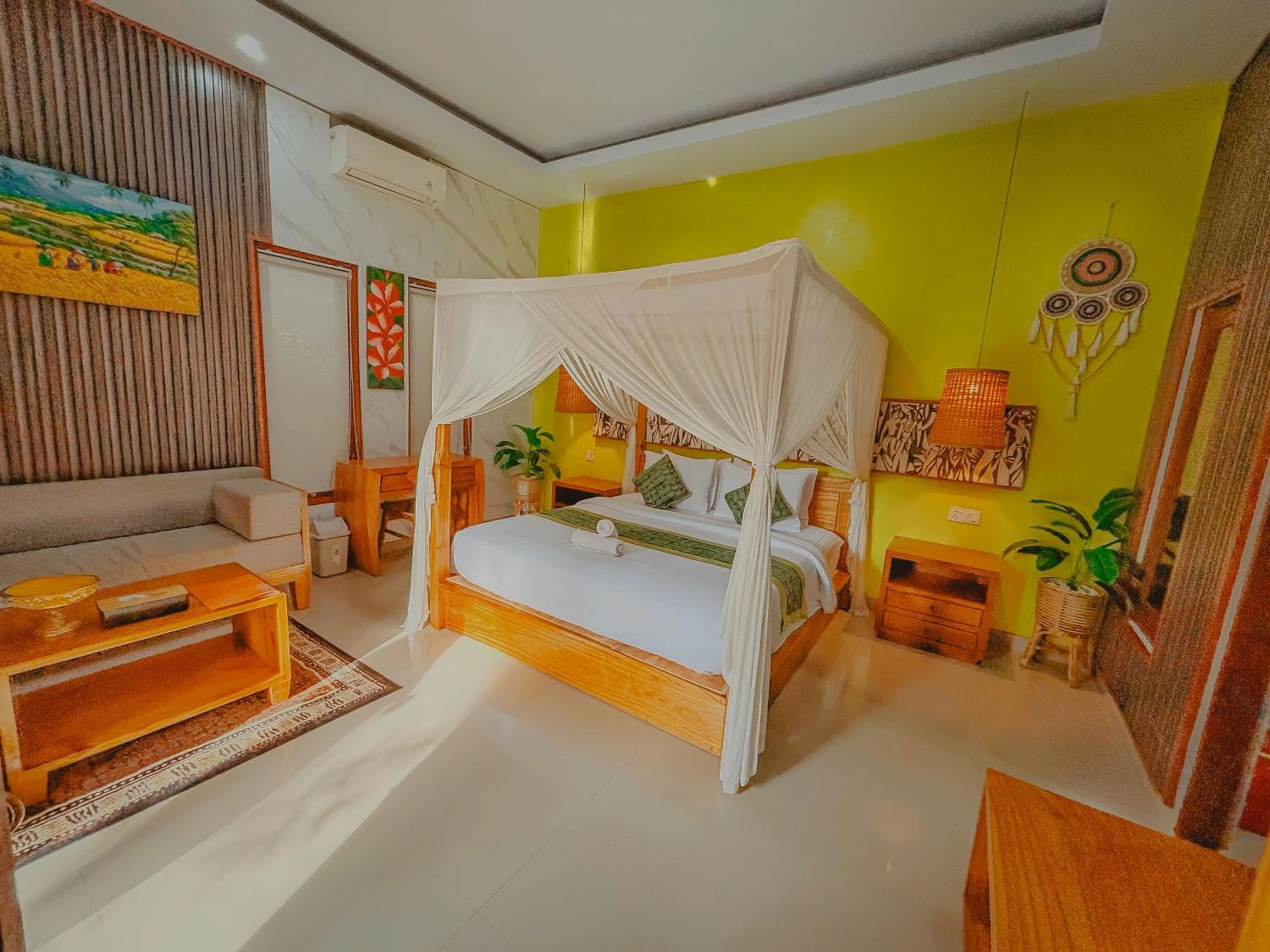 Bed in Ubud Suarga Private Pool Villa