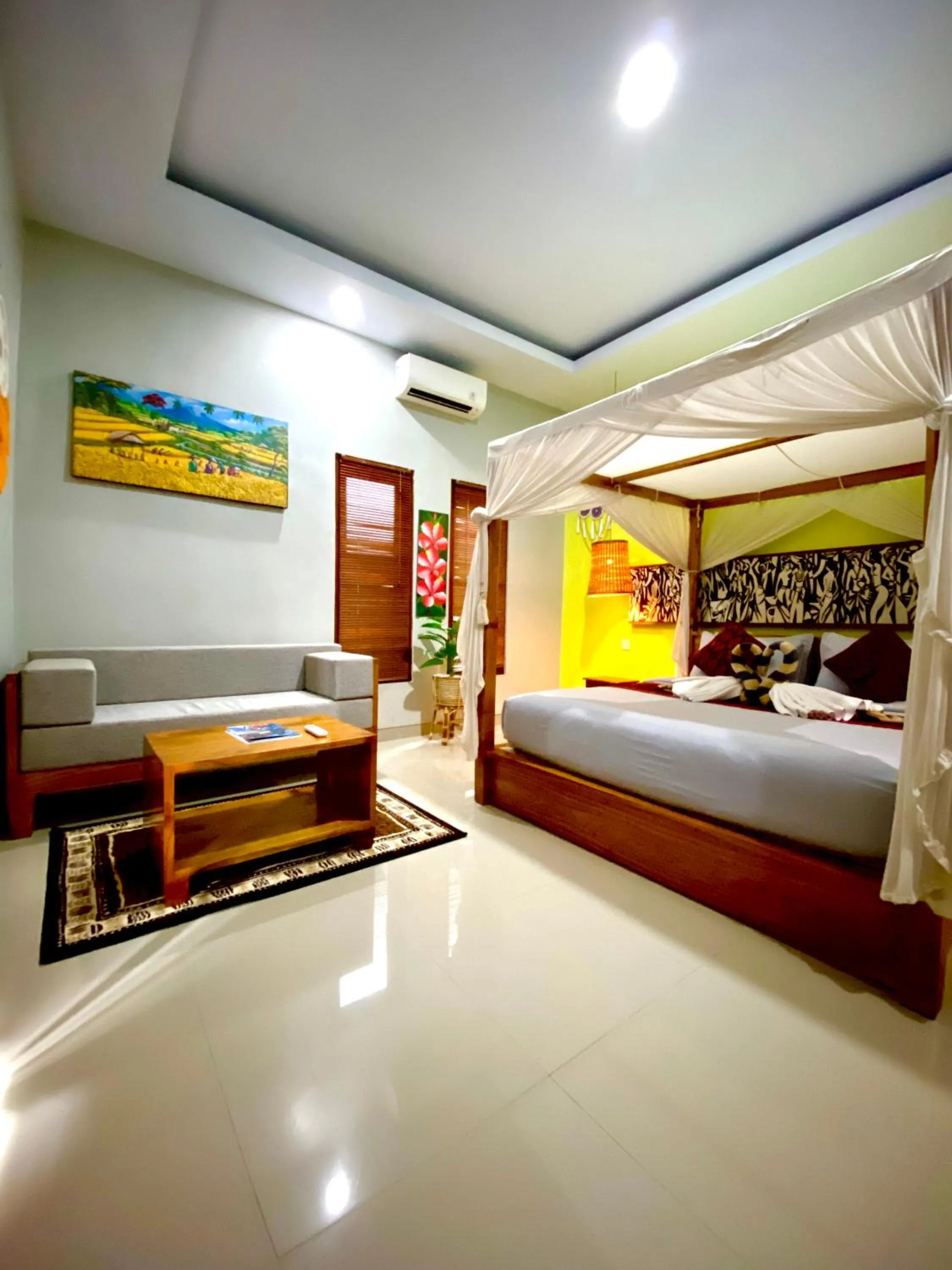 Bed in Ubud Suarga Mesari Private Pool Villa