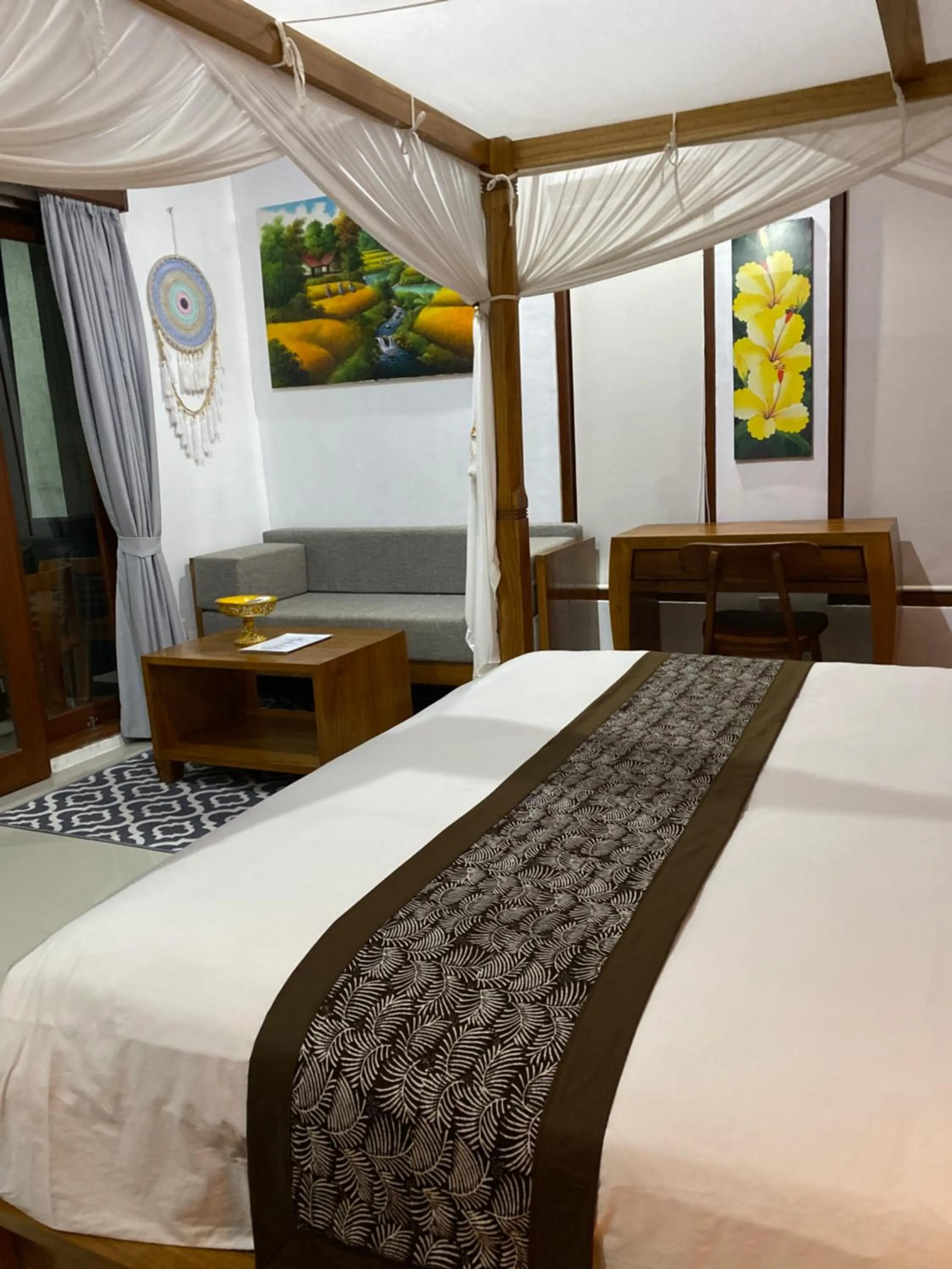 Bed in Ubud Suarga Mesari Private Pool Villa