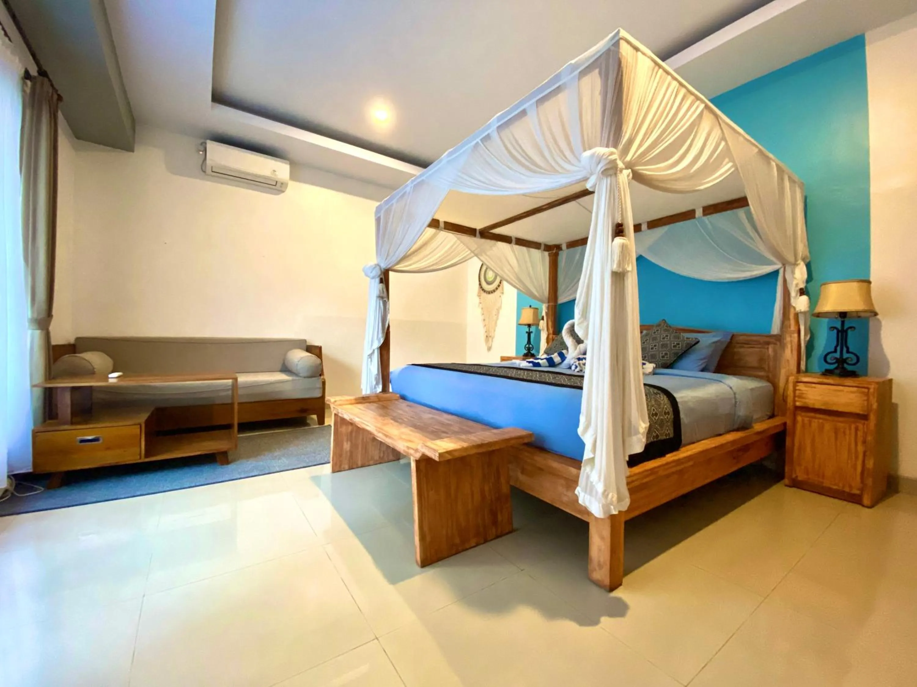 Bed in Ubud Suarga Mesari Private Pool Villa