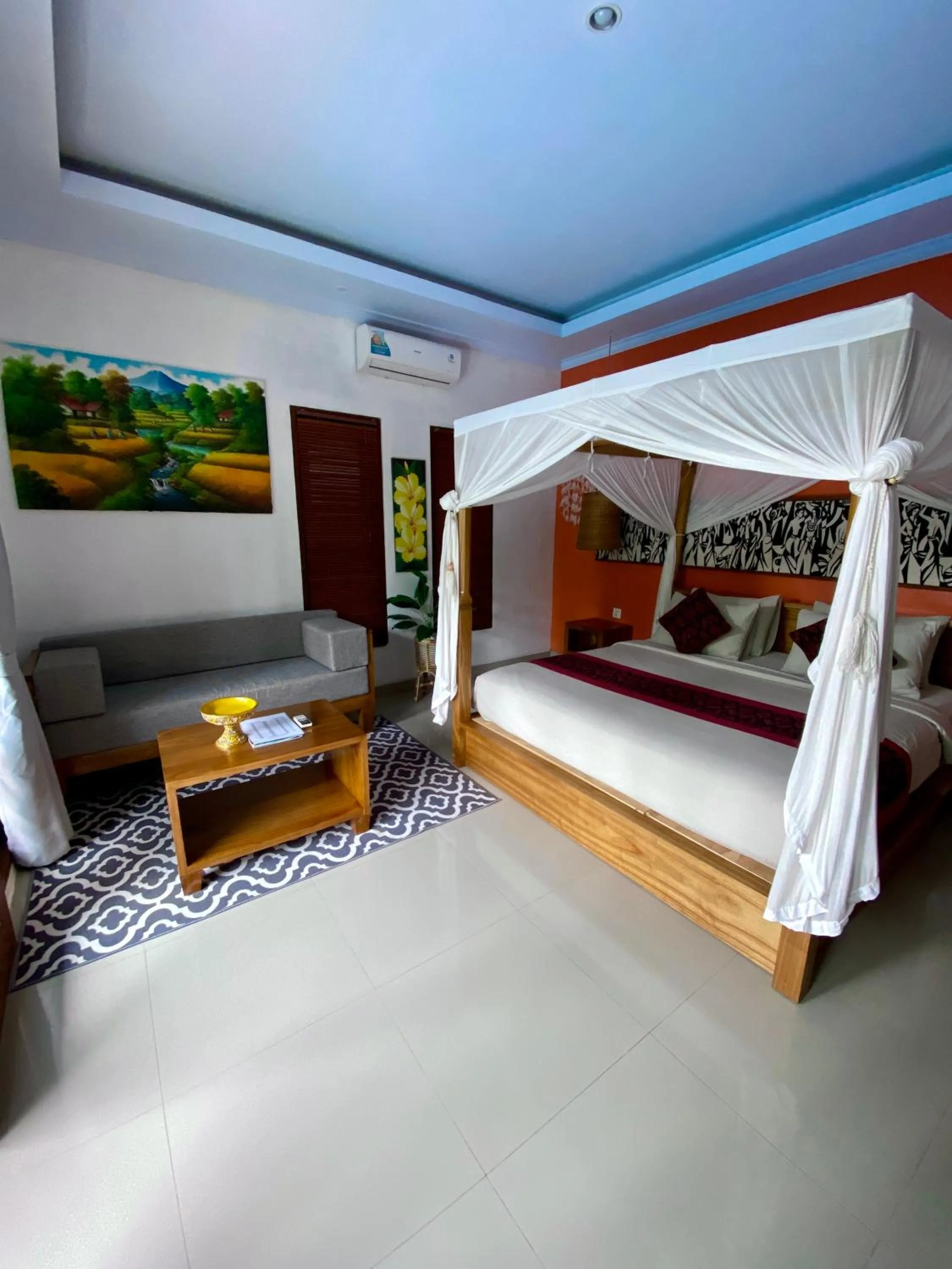 Bed in Ubud Suarga Mesari Private Pool Villa