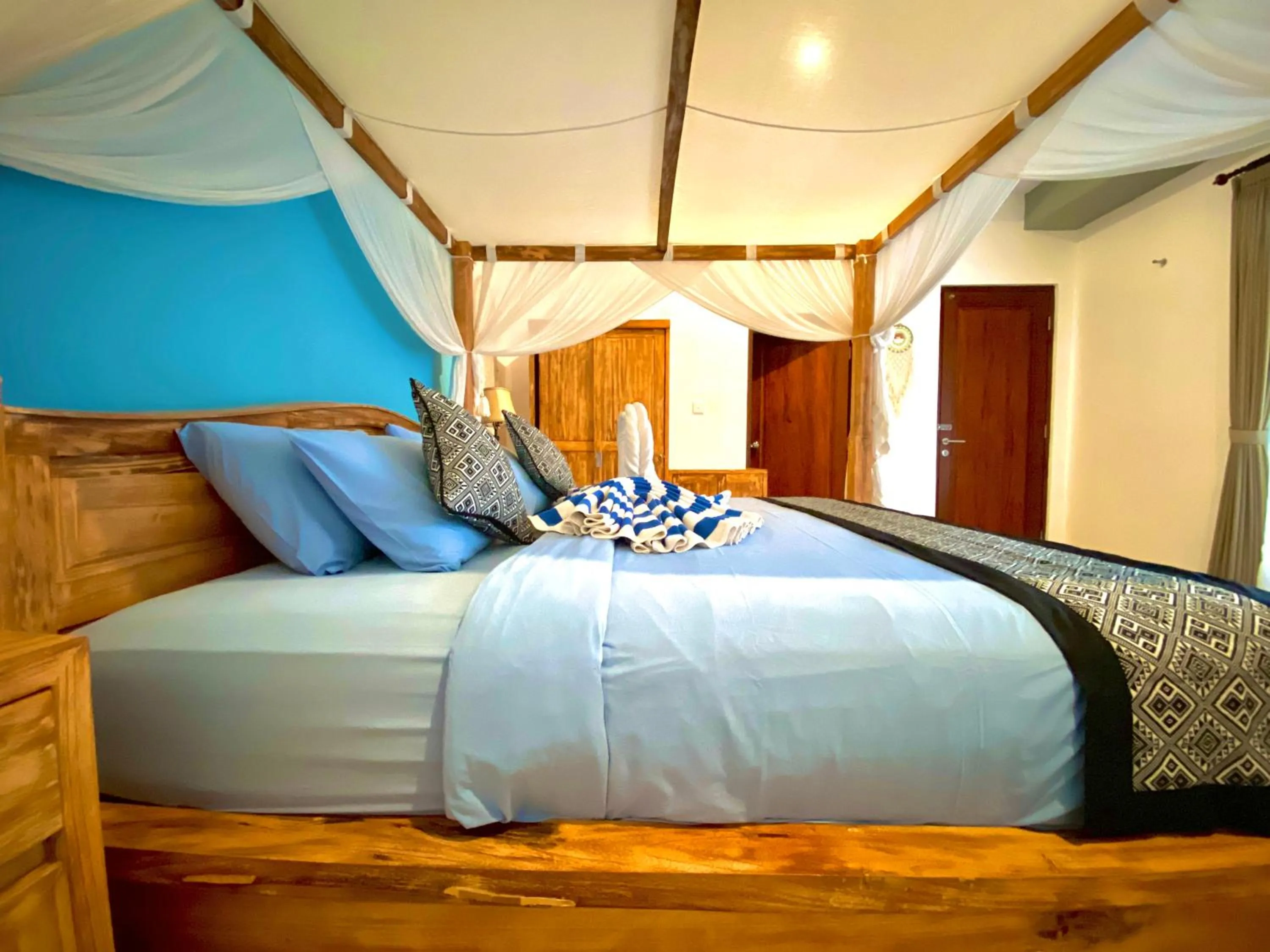 Bed in Ubud Suarga Mesari Private Pool Villa