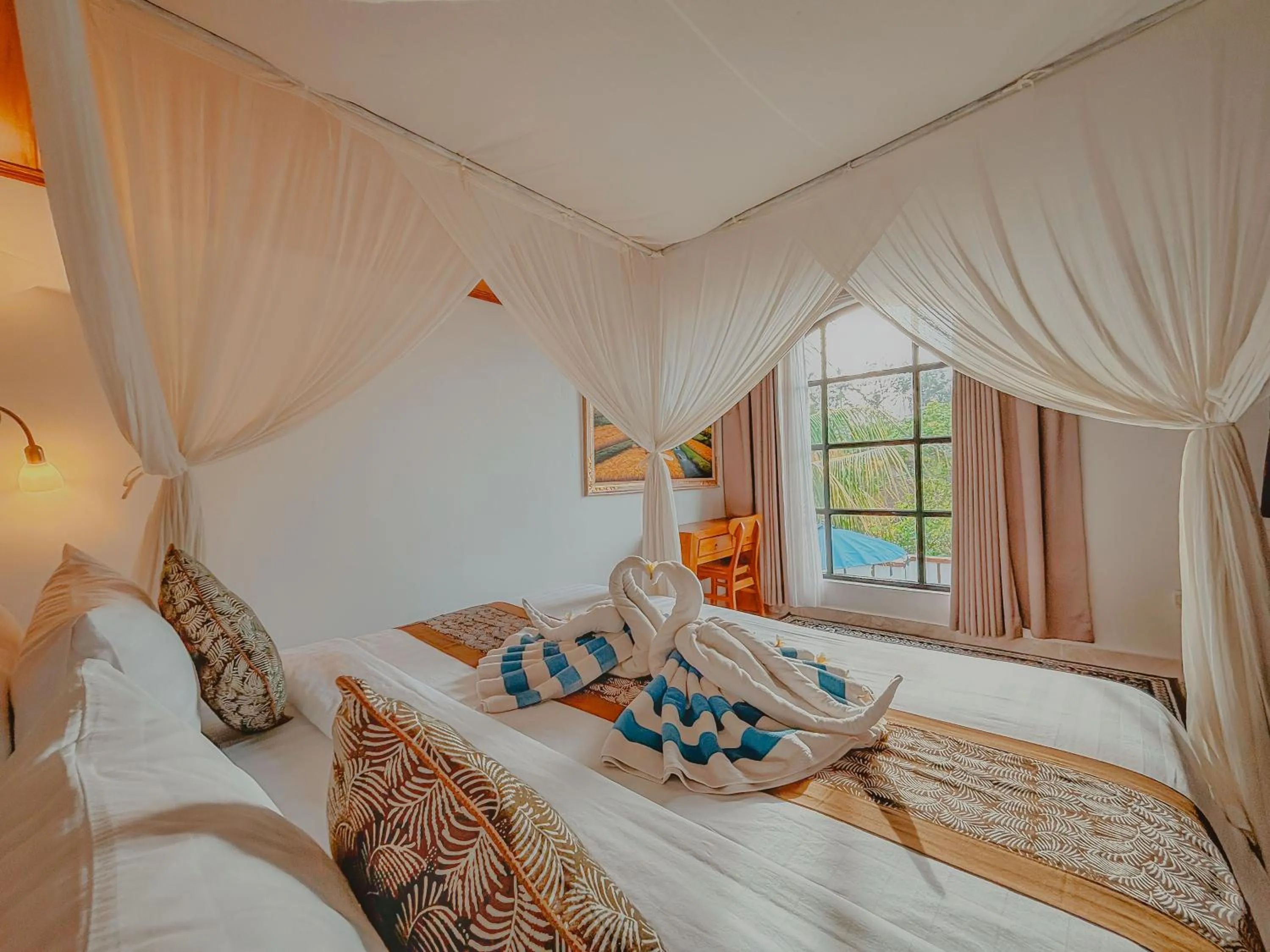 Bed in Ubud Suarga Private Pool Villa