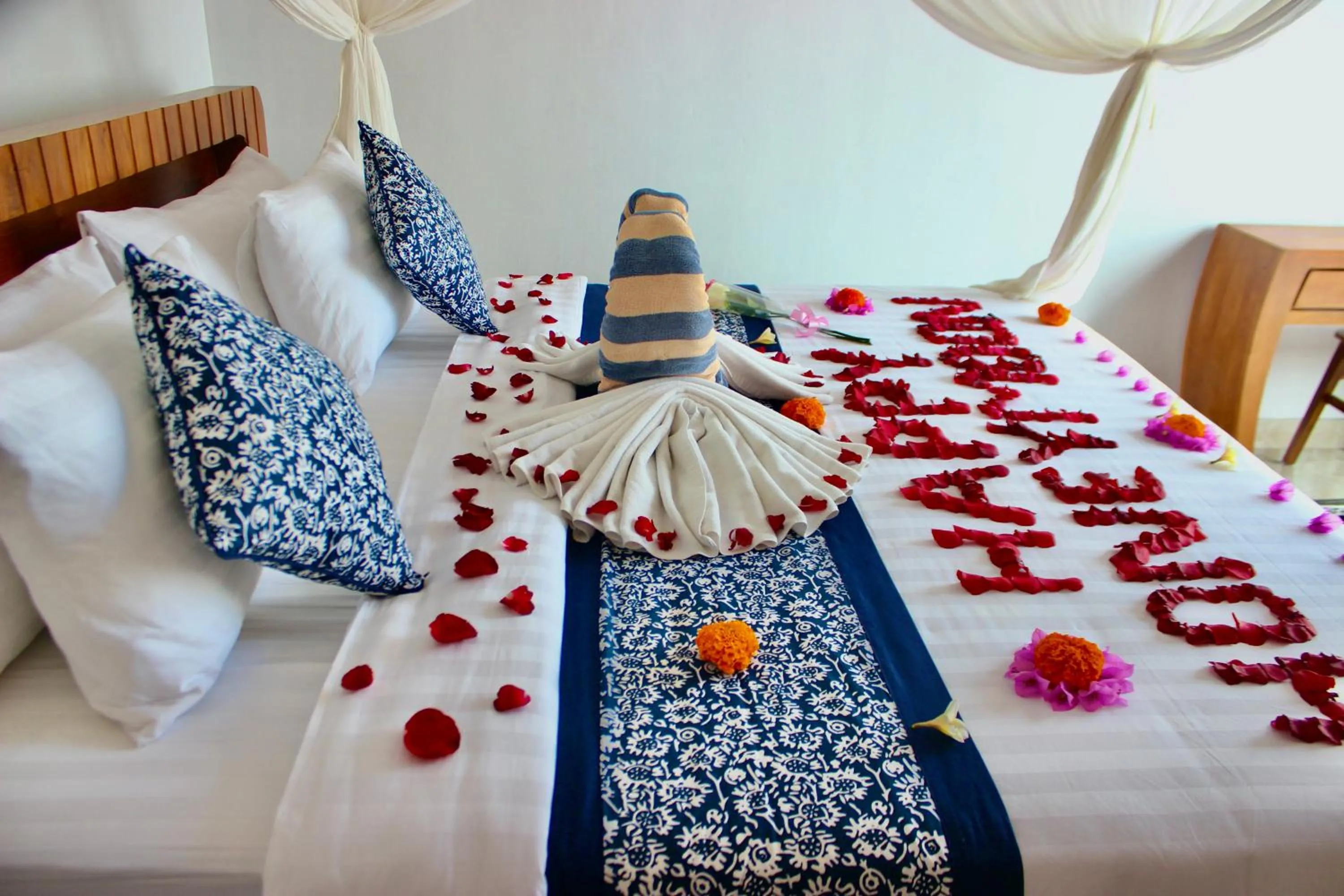 Bed in Ubud Suarga Mesari Private Pool Villa