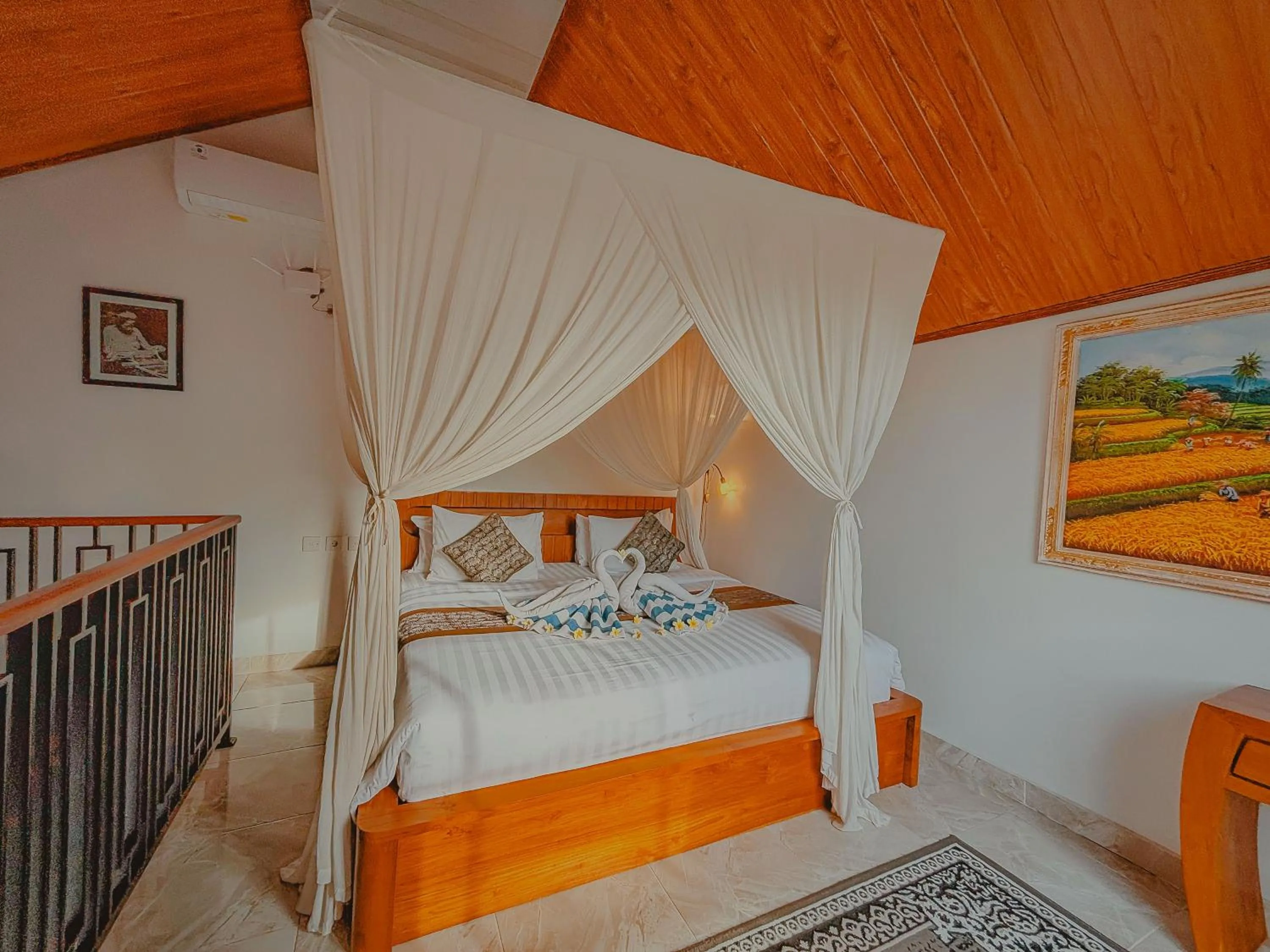 Bed in Ubud Suarga Private Pool Villa