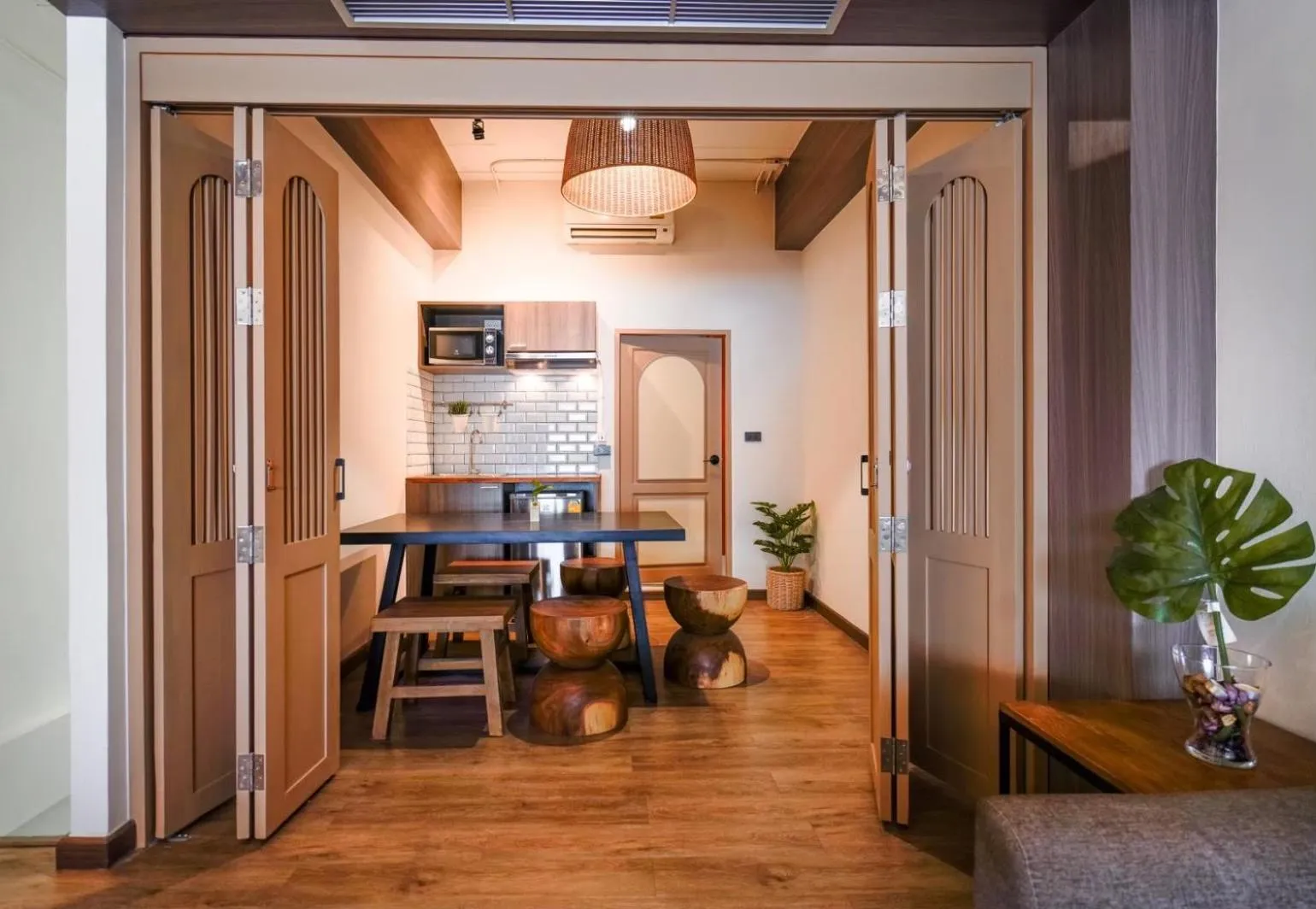 Living room in Krung Boutique Hotel