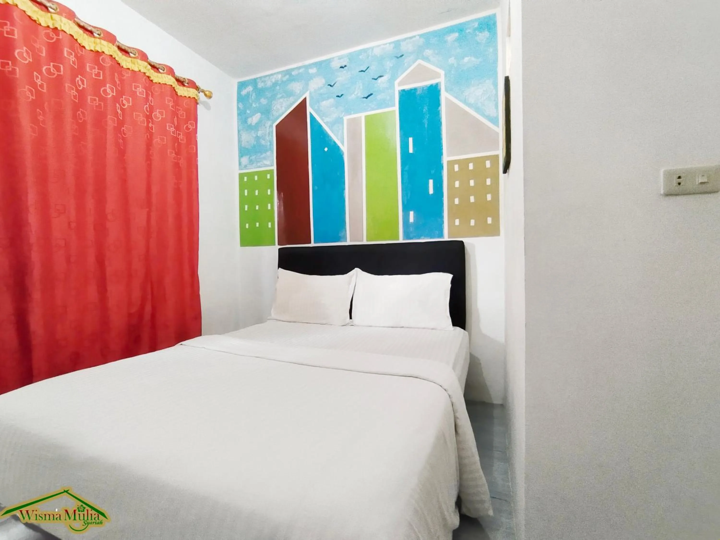 Bedroom, Bed in Wisma Mulia Syariah Bandar Lampung