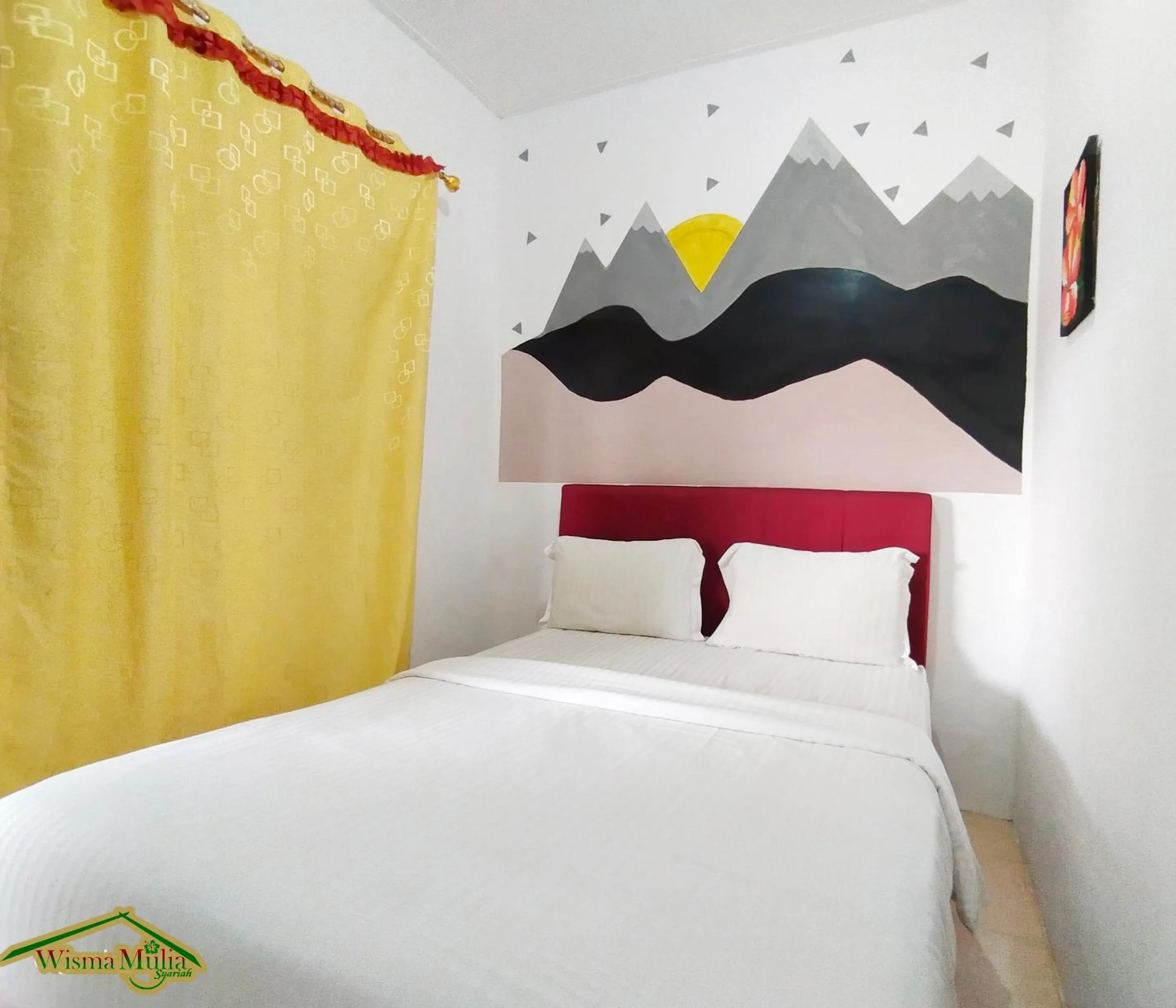 Bedroom, Bed in Wisma Mulia Syariah Bandar Lampung