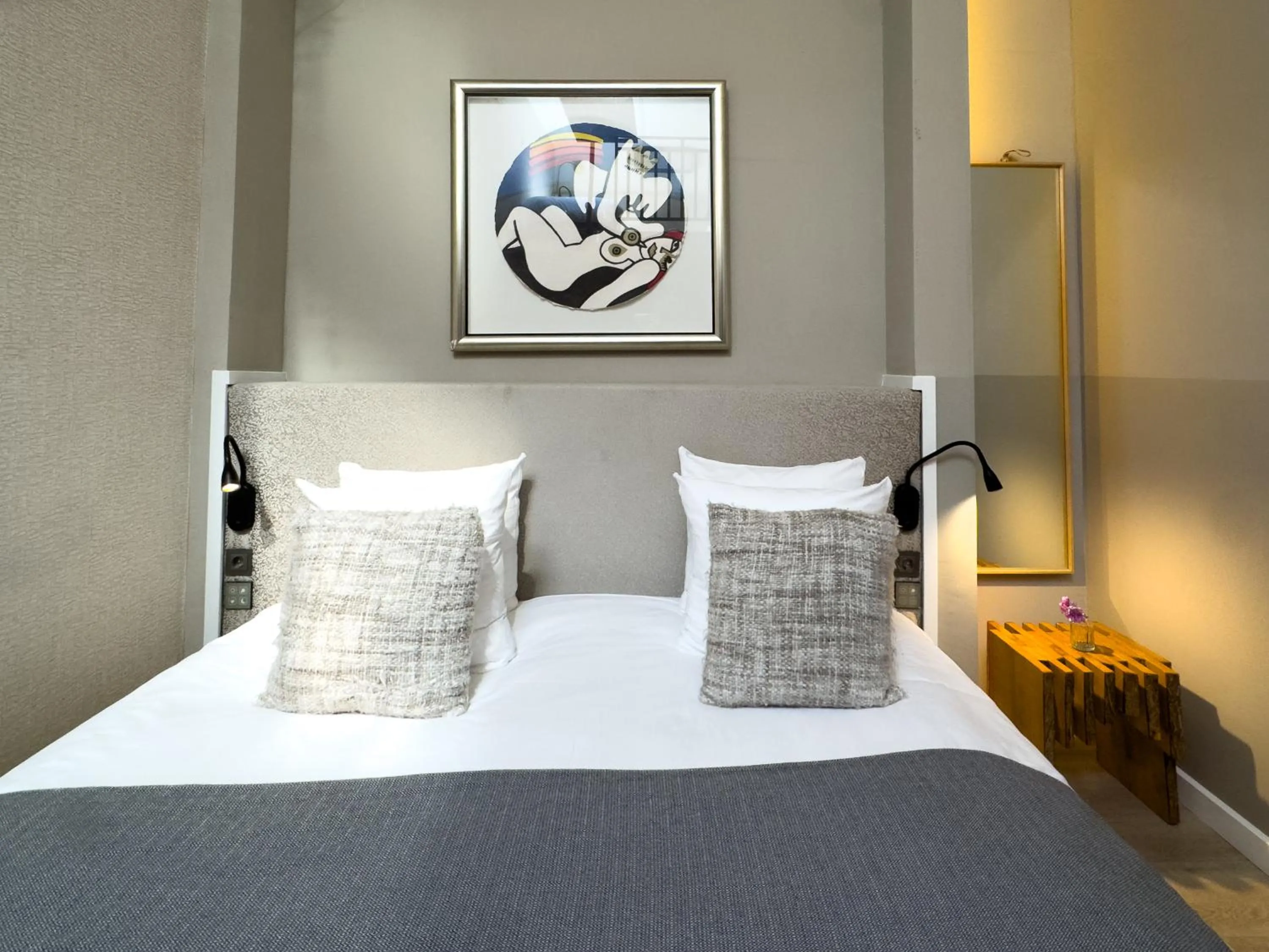 Bed in Valerius Boutique Hotel