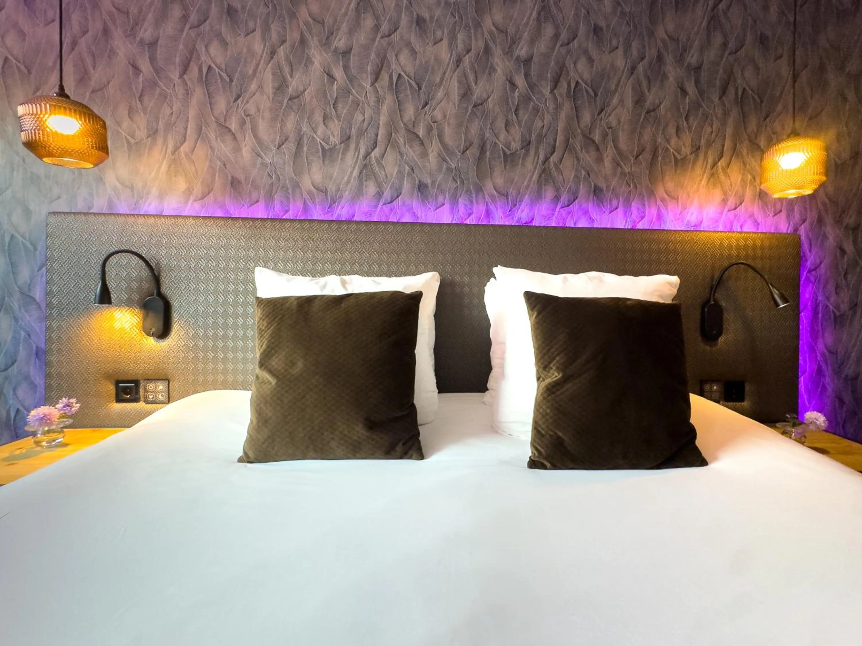 Bed in Valerius Boutique Hotel