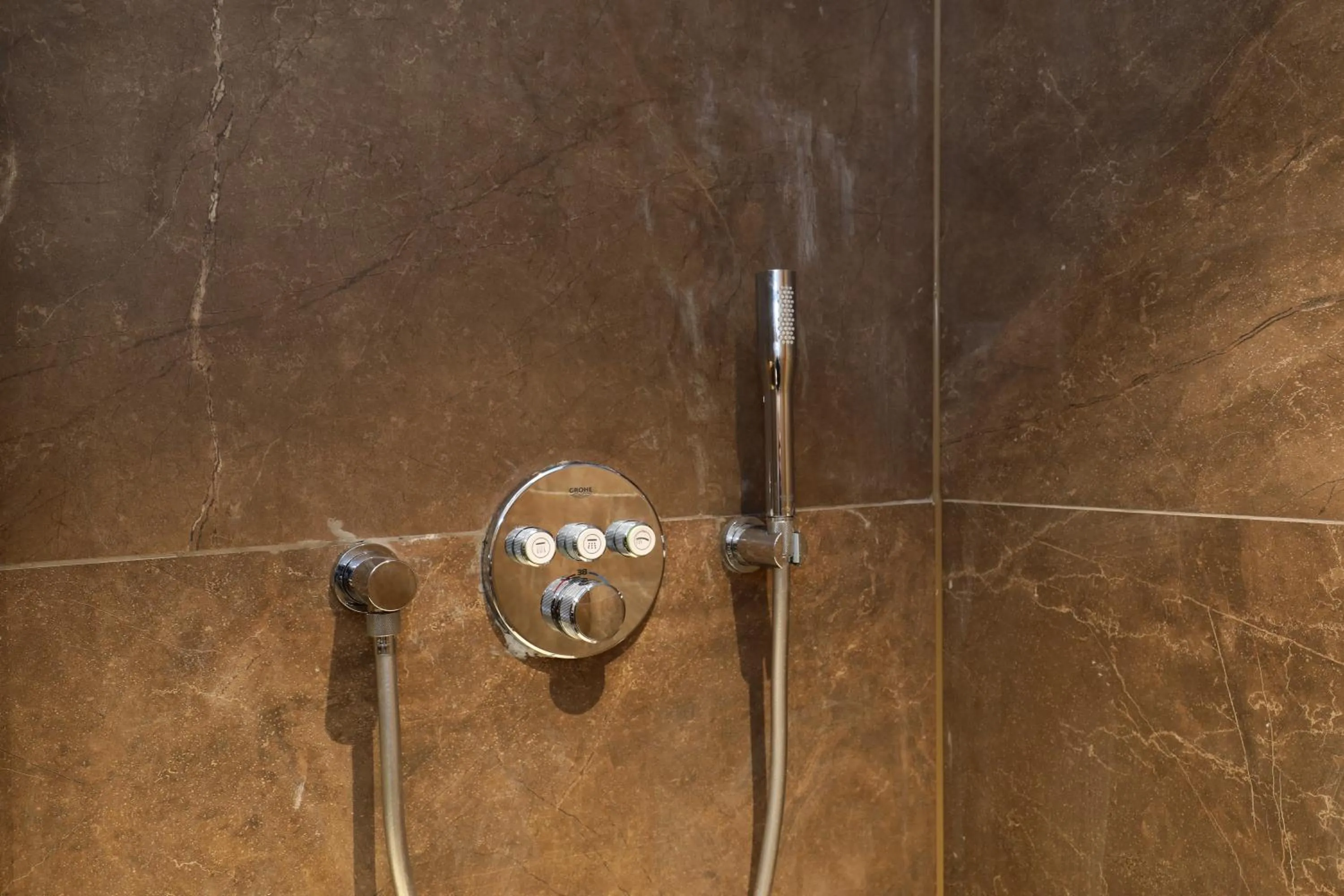 Shower in Valerius Boutique Hotel