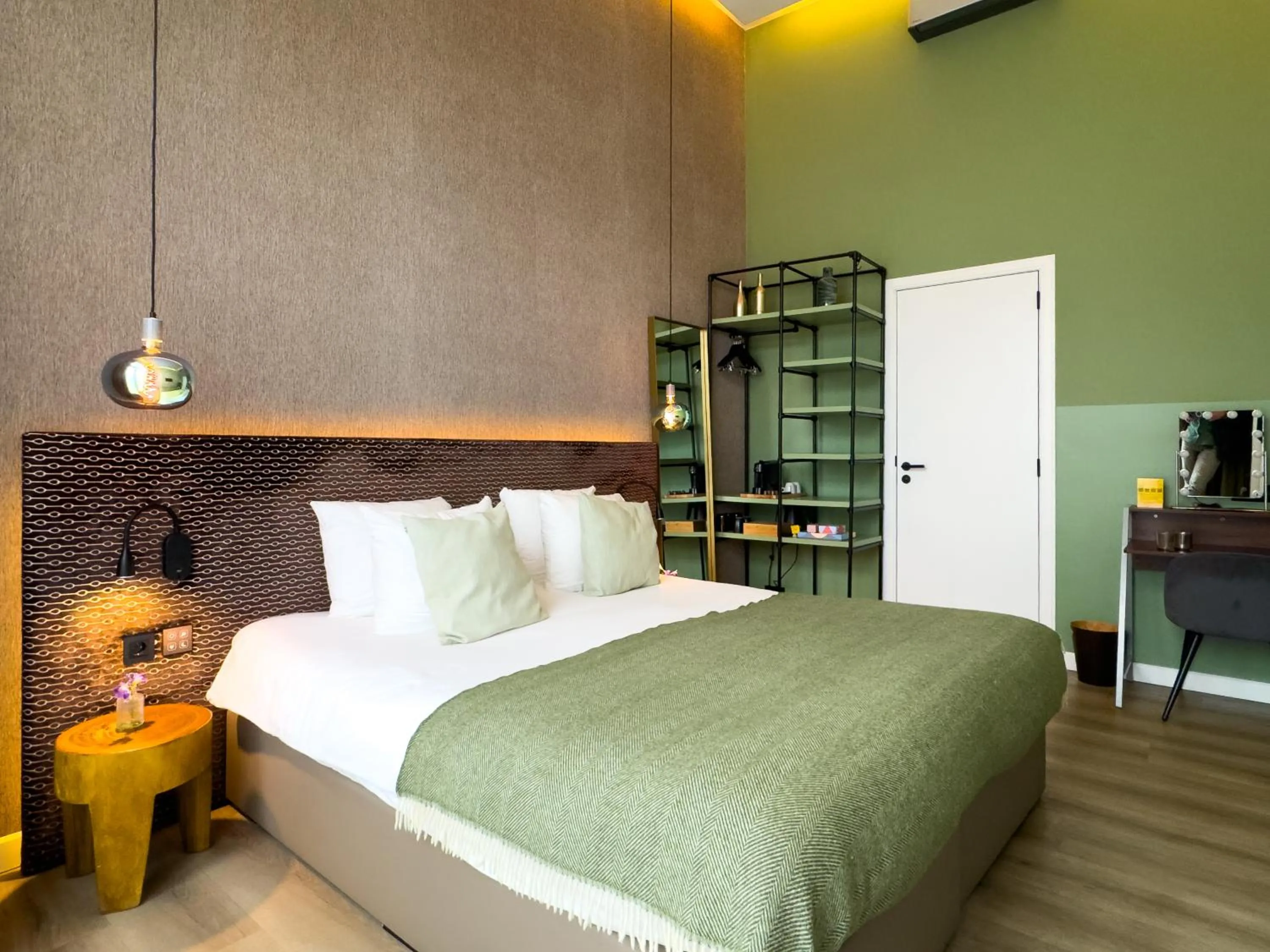 Bed in Valerius Boutique Hotel