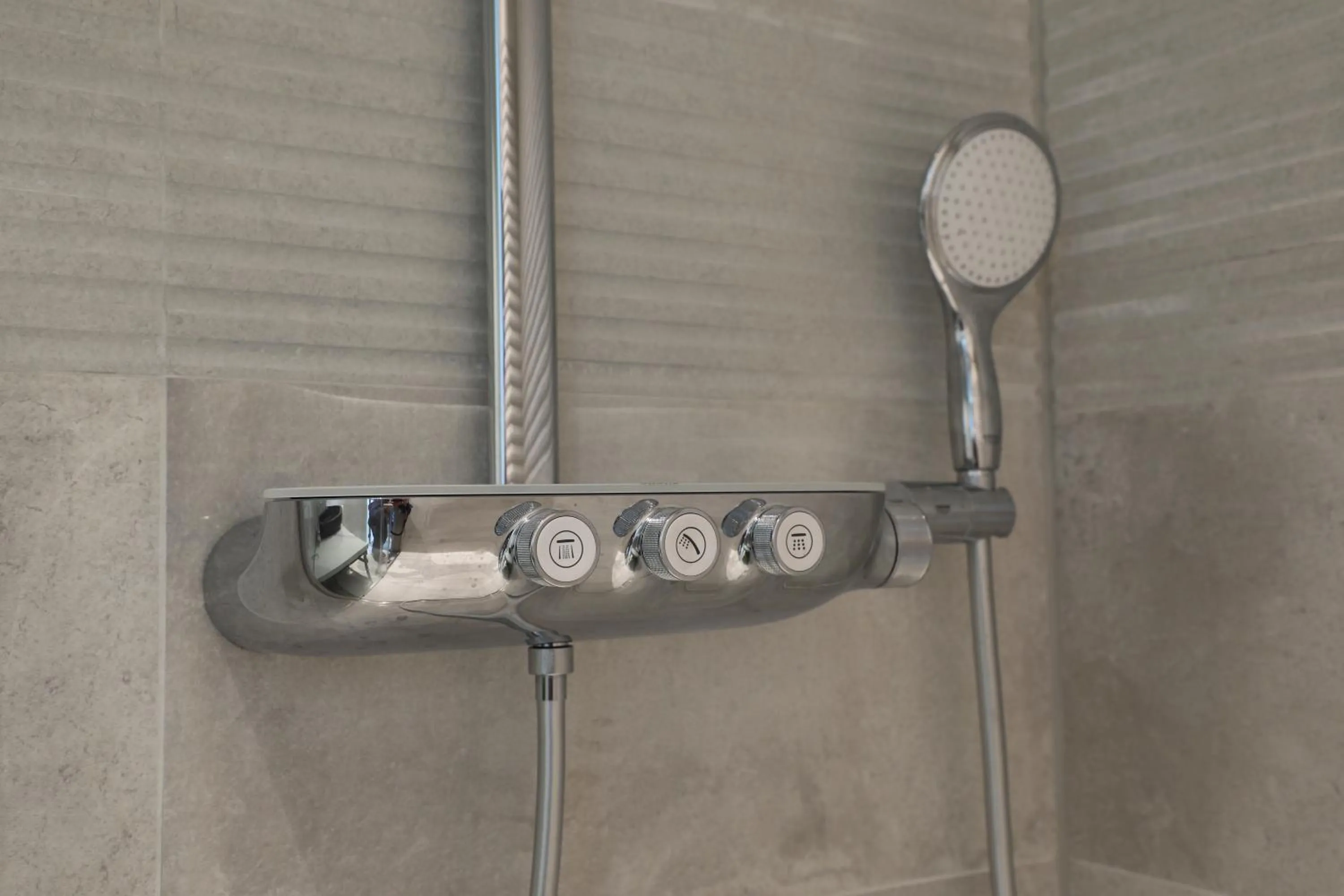 Shower in Valerius Boutique Hotel