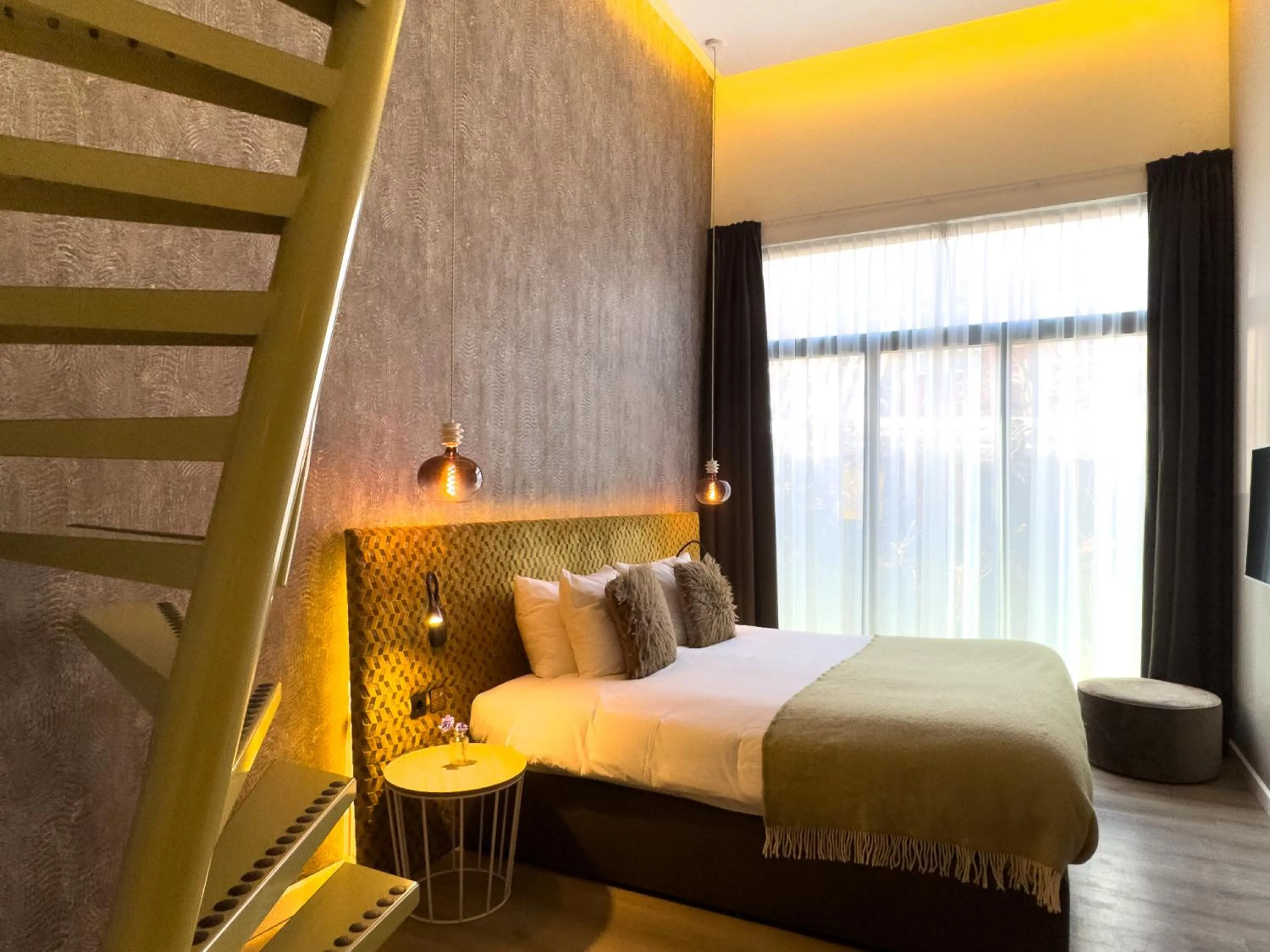 Bed in Valerius Boutique Hotel