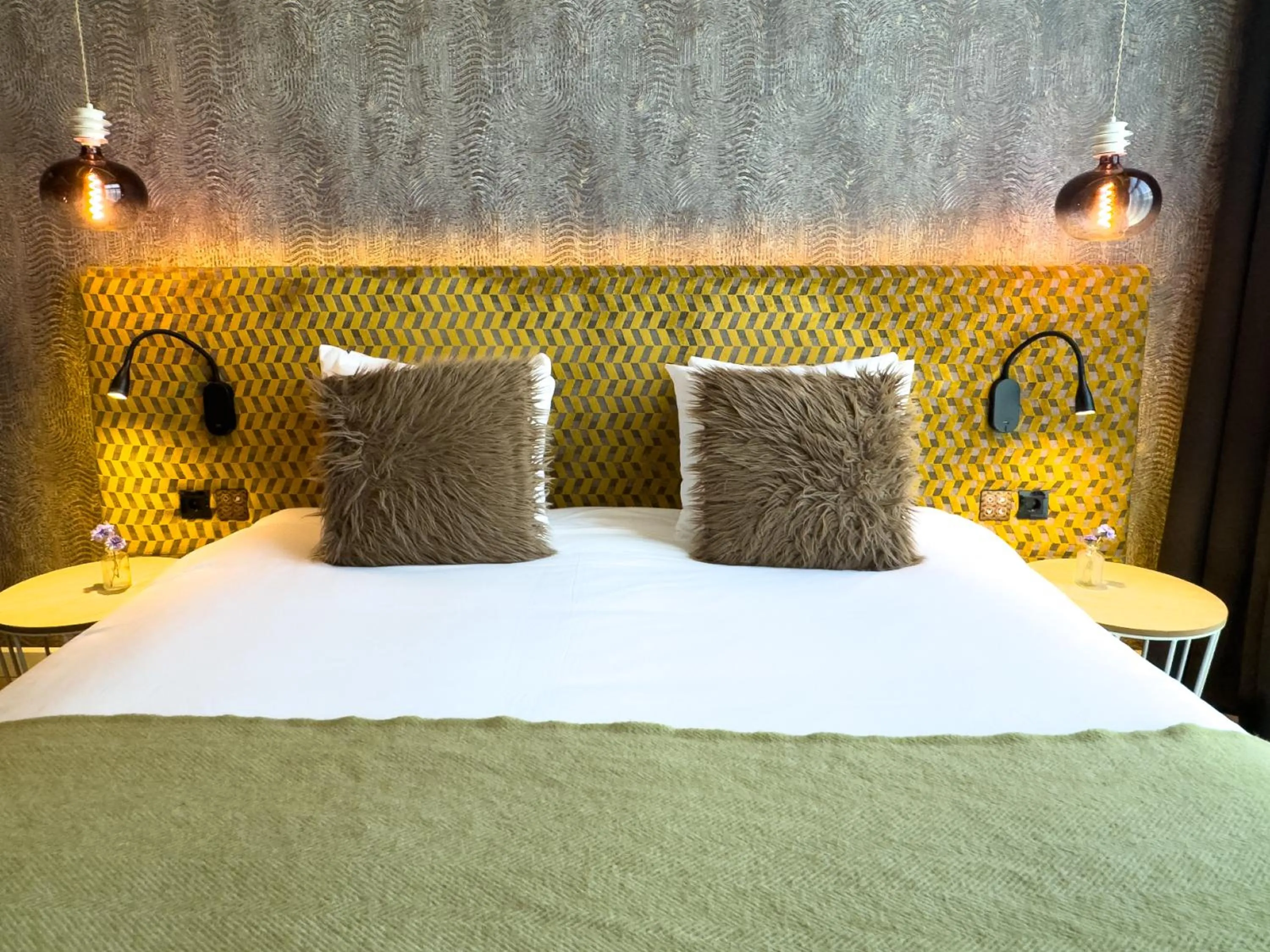 Bed in Valerius Boutique Hotel
