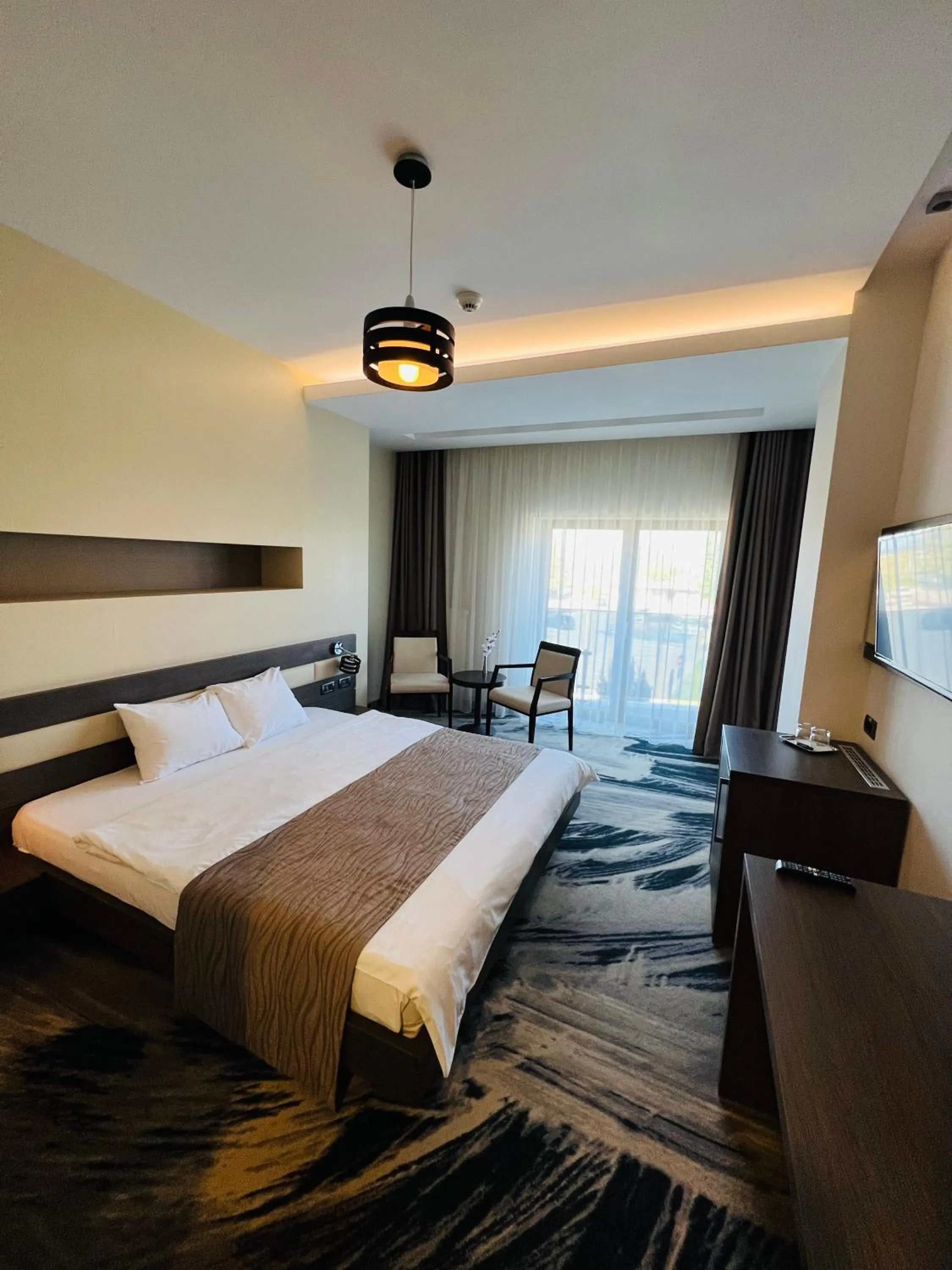 Bed in Hotel Scapino