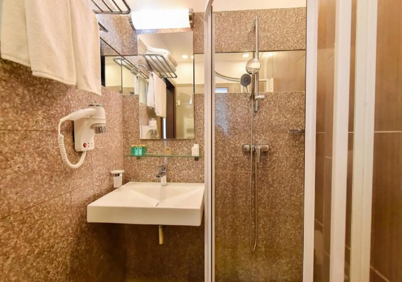 Shower in Hotel Scapino