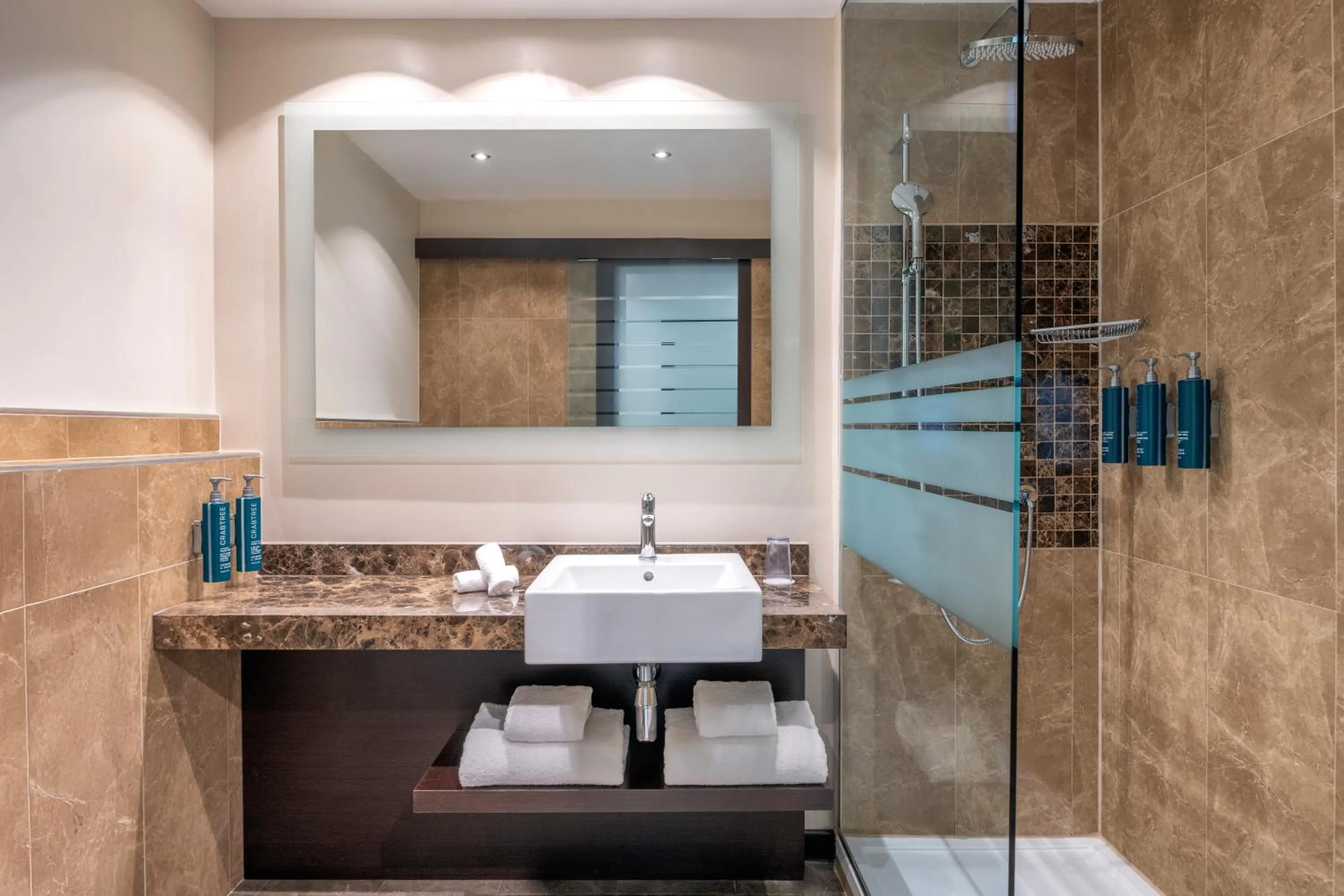 Bathroom in Hilton Geneva Hotel and Conference Centre