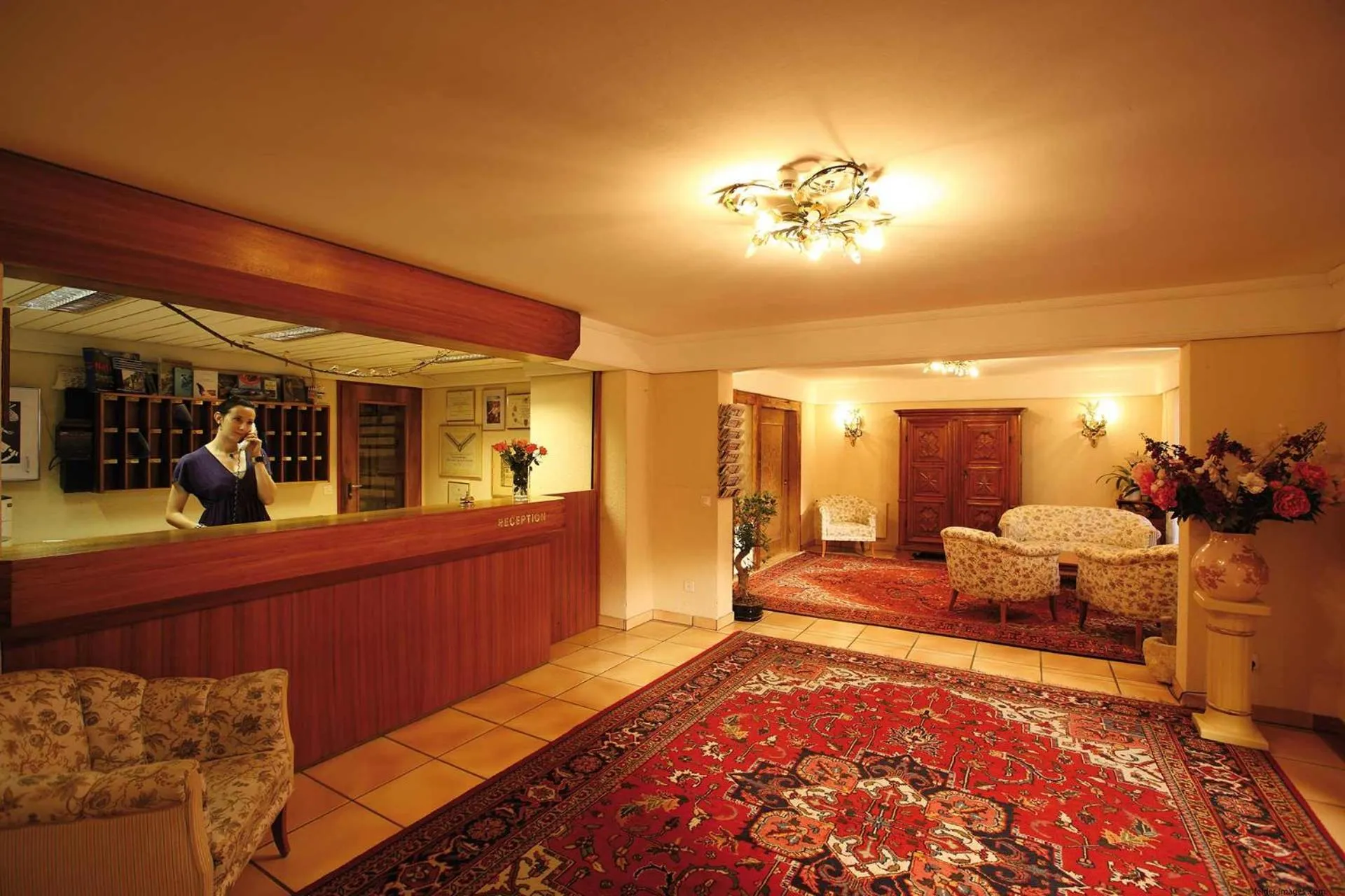 Lobby or reception, Bed in Badehotel Salina Maris – Wellness & Vintage