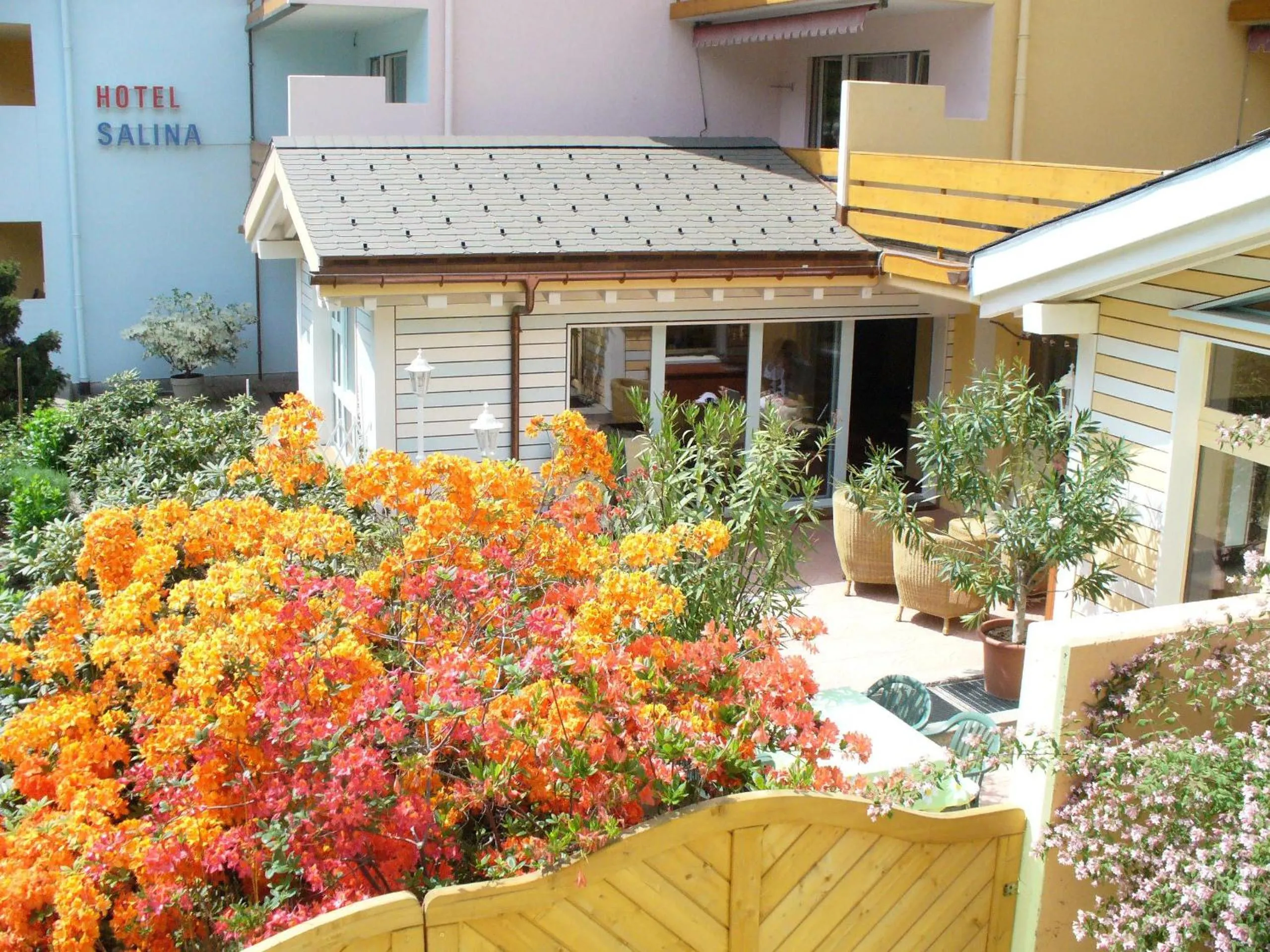 Patio in Badehotel Salina Maris – Wellness & Vintage