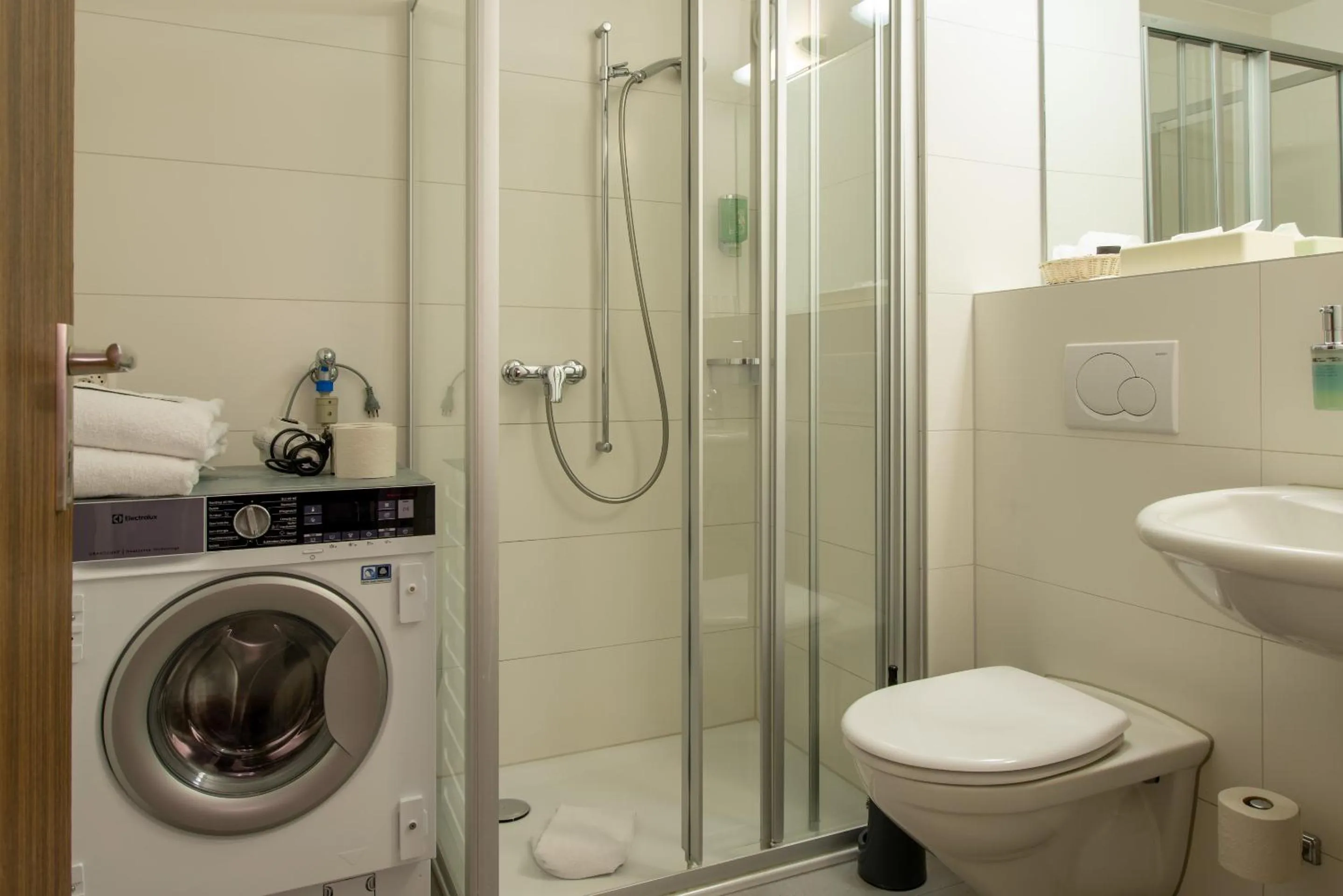 Bathroom in Badehotel Salina Maris – Wellness & Vintage