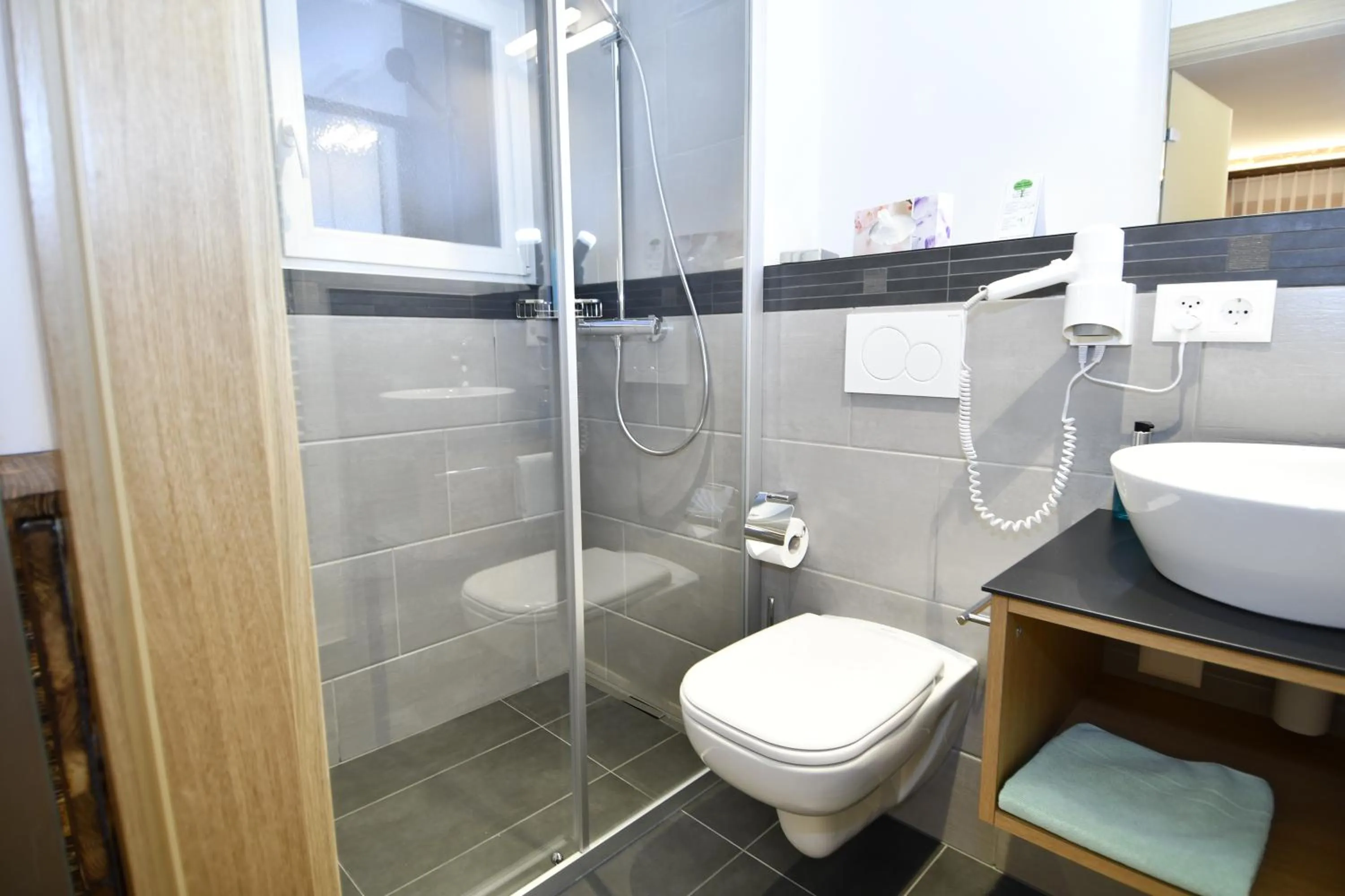 Shower in Hotel Elite