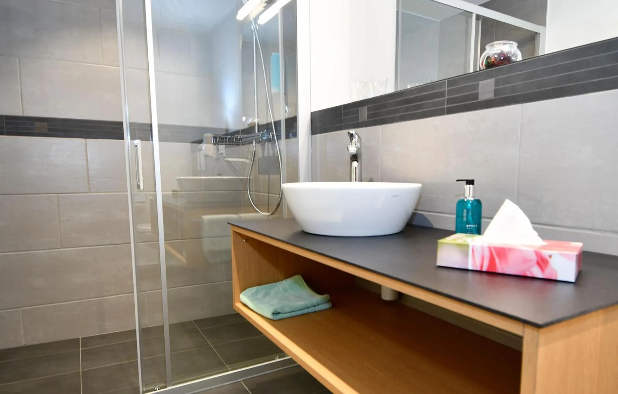 Shower in Hotel Elite