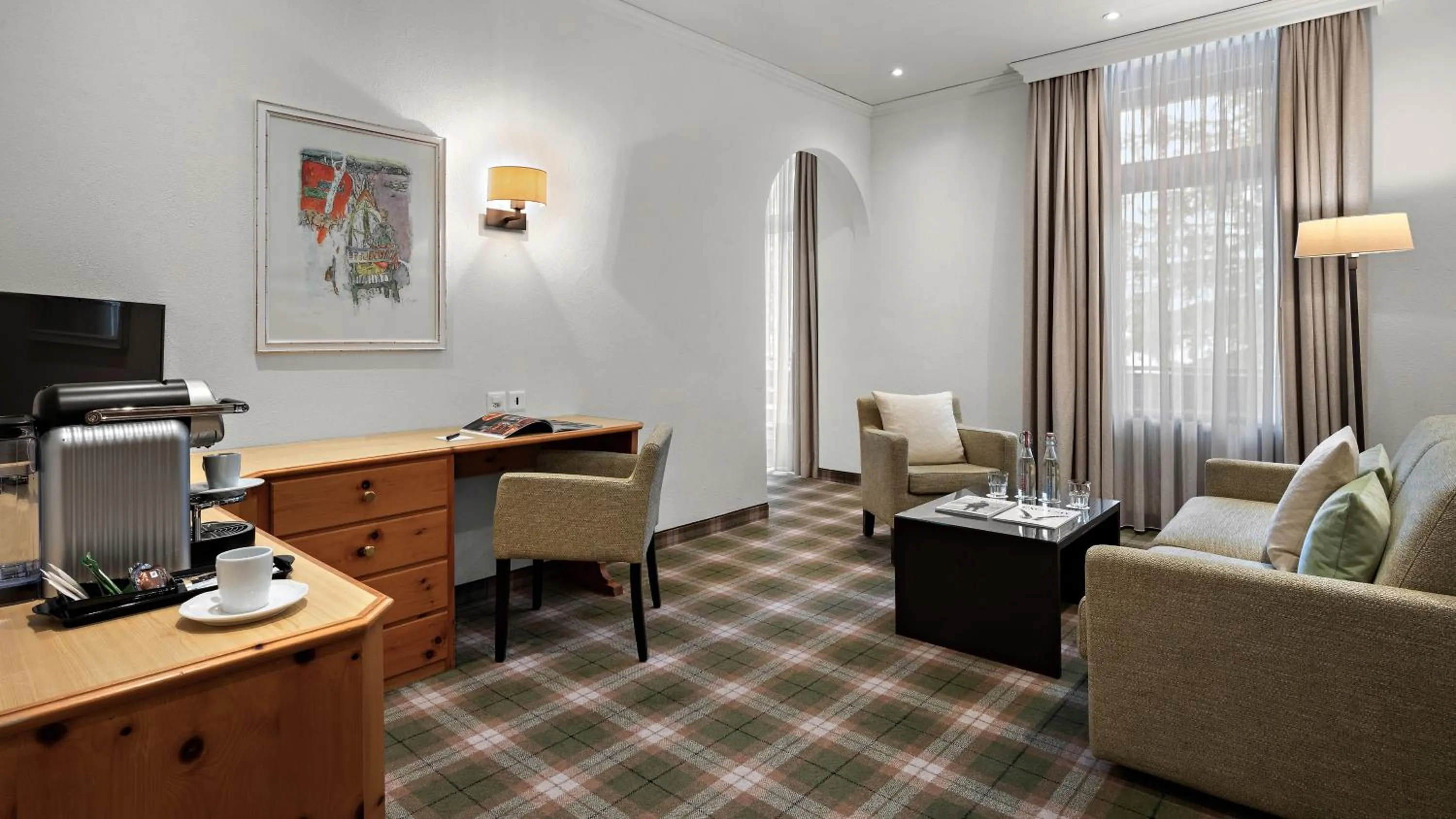 Living room in Morosani Schweizerhof