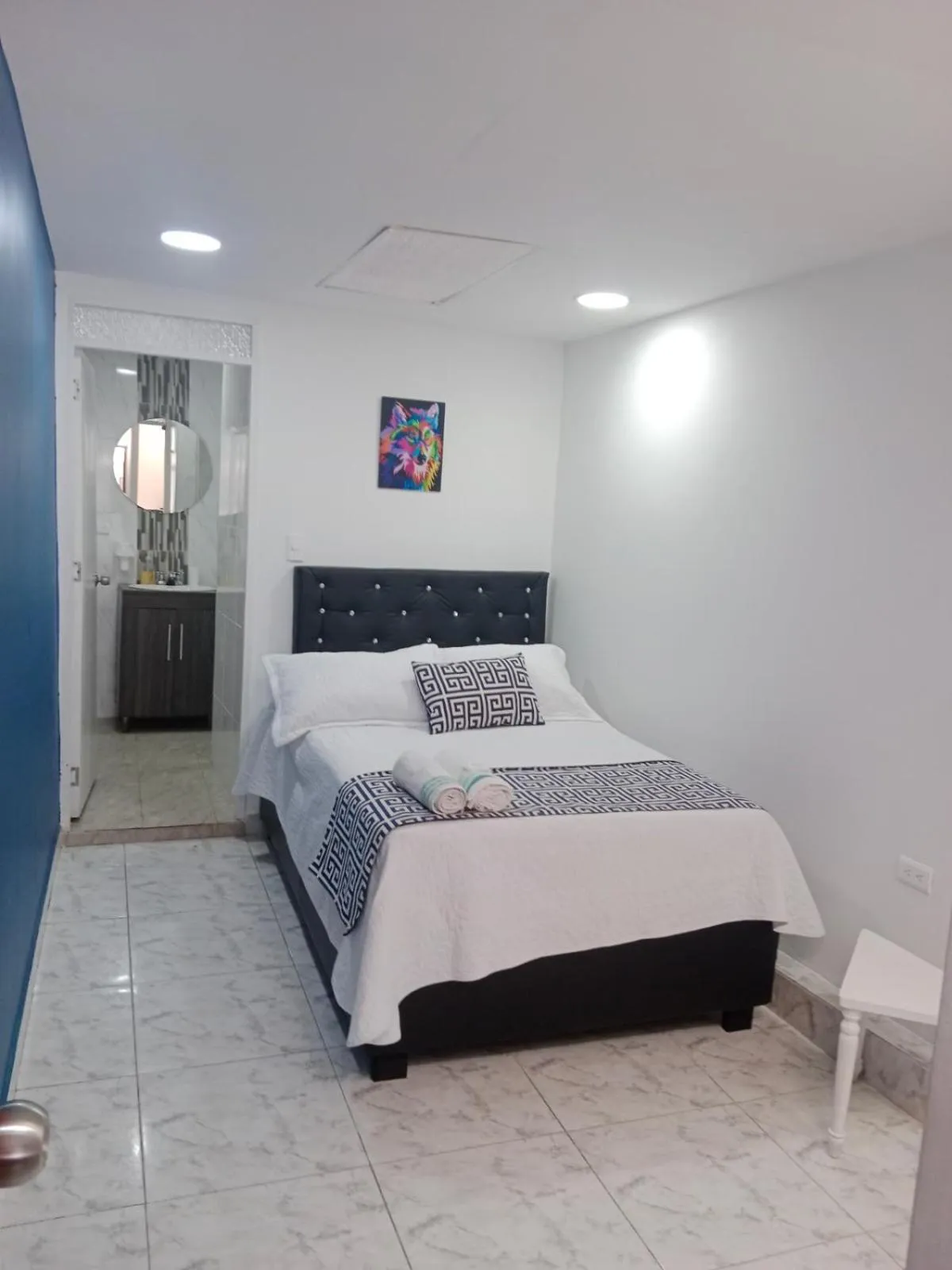 Bed in Mar de Indias House