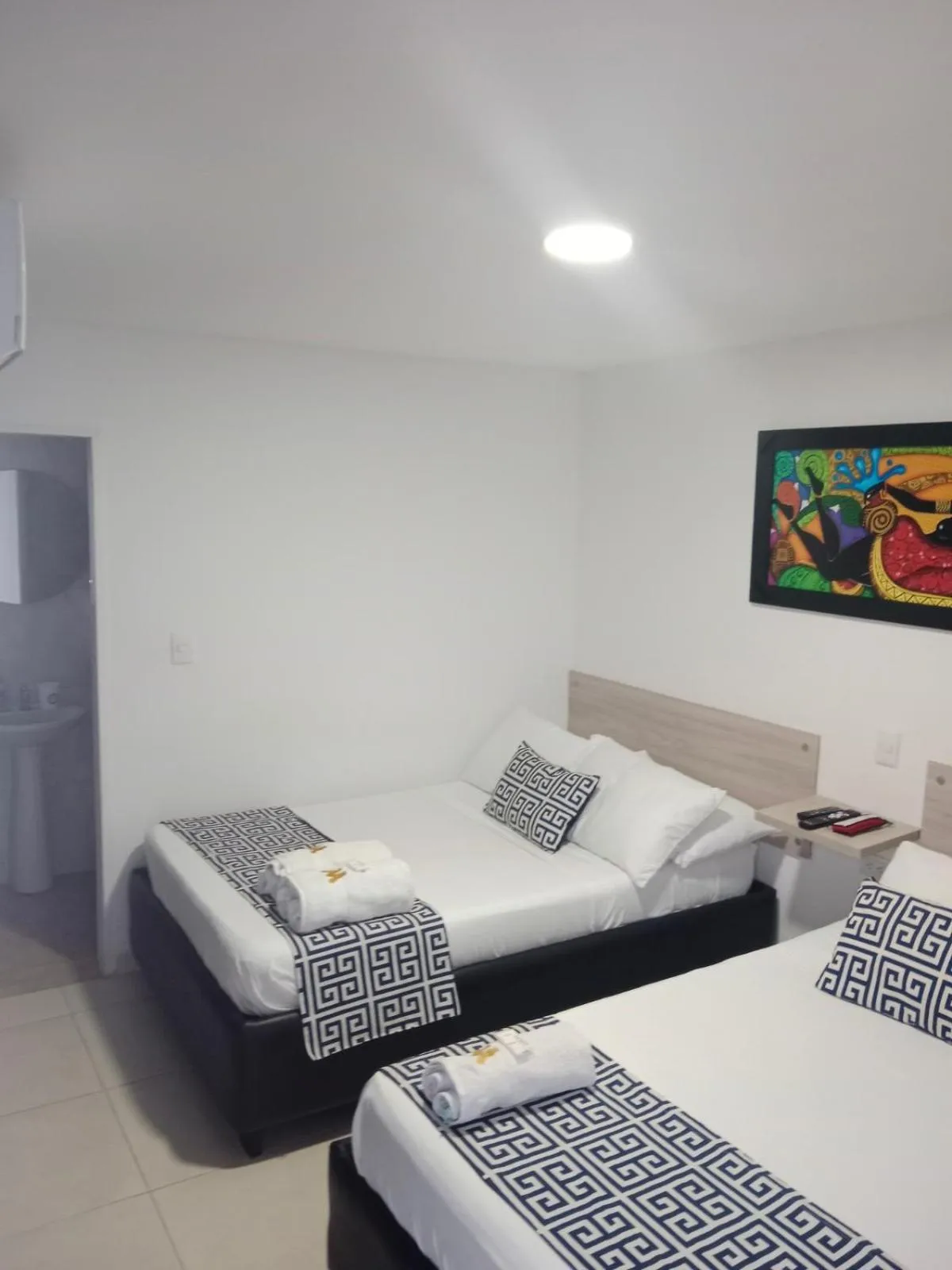 Bed in Mar de Indias House