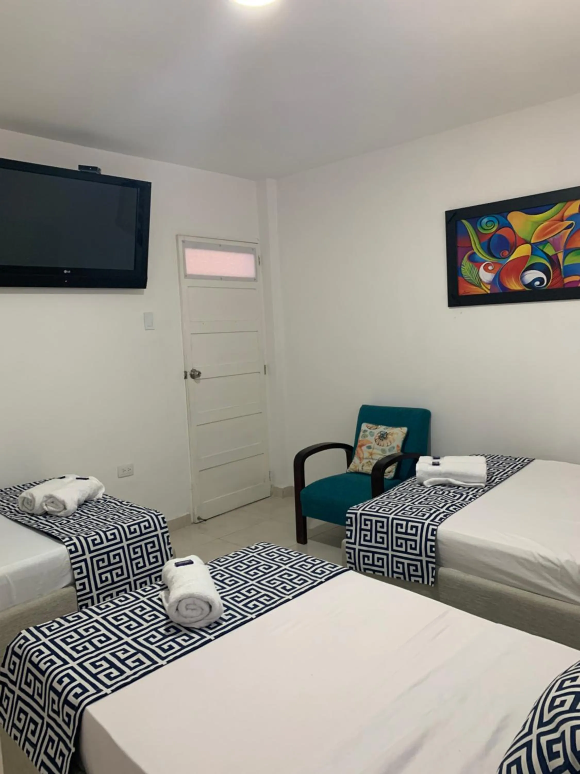 Bedroom, Bed in Mar de Indias House