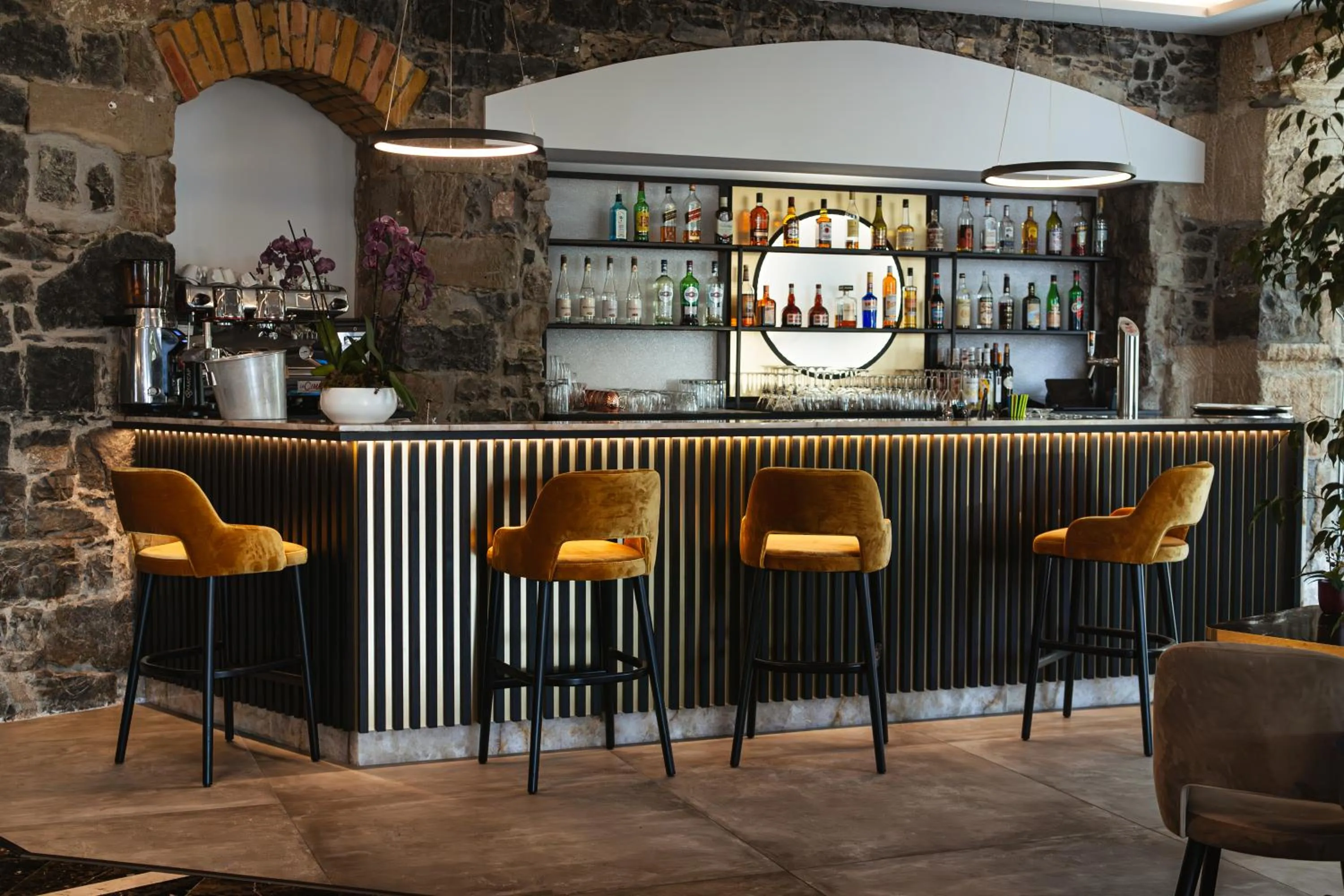 Lounge or bar in Hotel Montbrillant