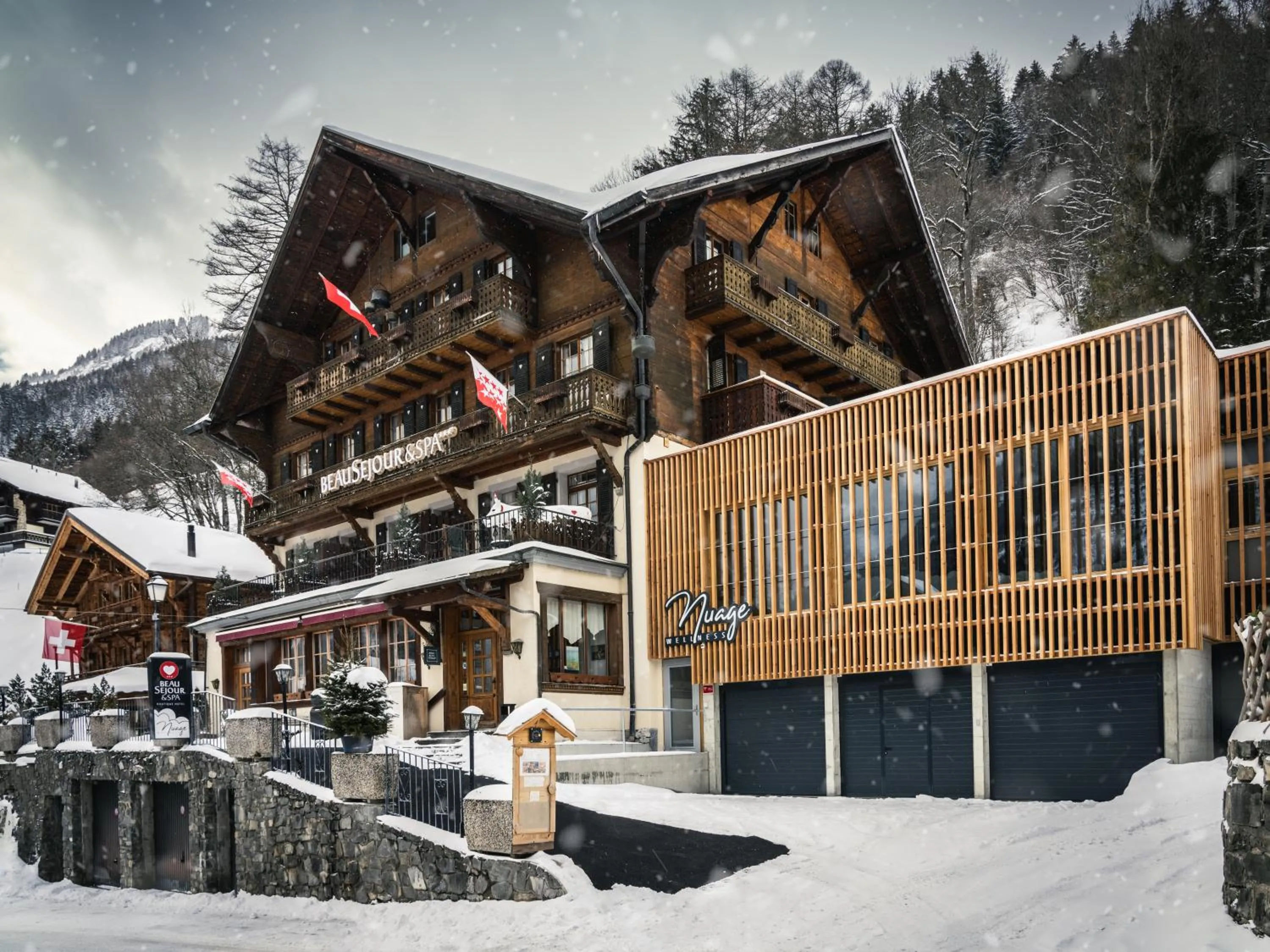 Property building in Boutique Hotel Beau-Séjour & Spa Superior