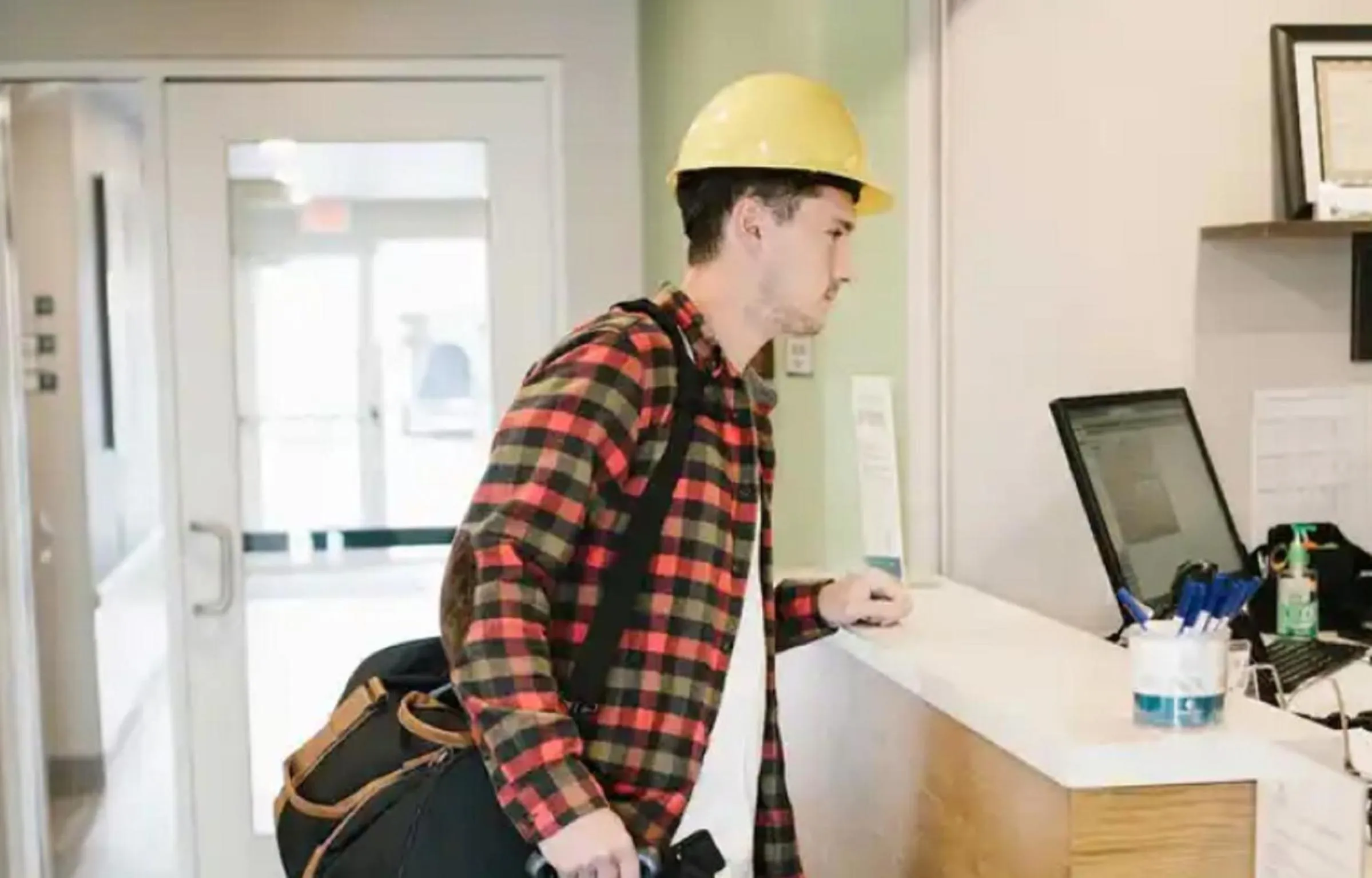 Lobby or reception in WoodSpring Suites Chattanooga