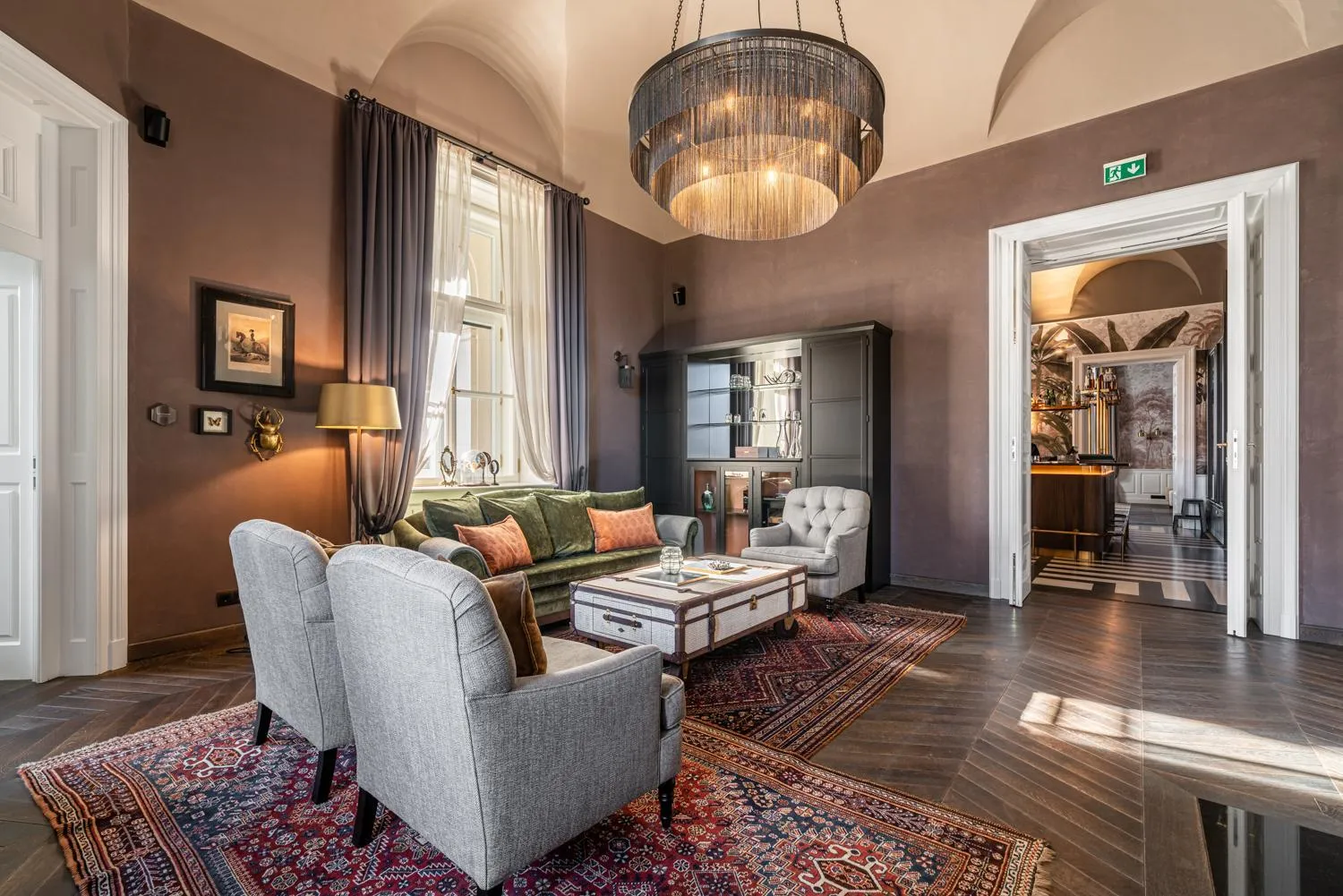 Living room in BOTANIQ Castle of Tura - Small Luxury Hotels of the World
