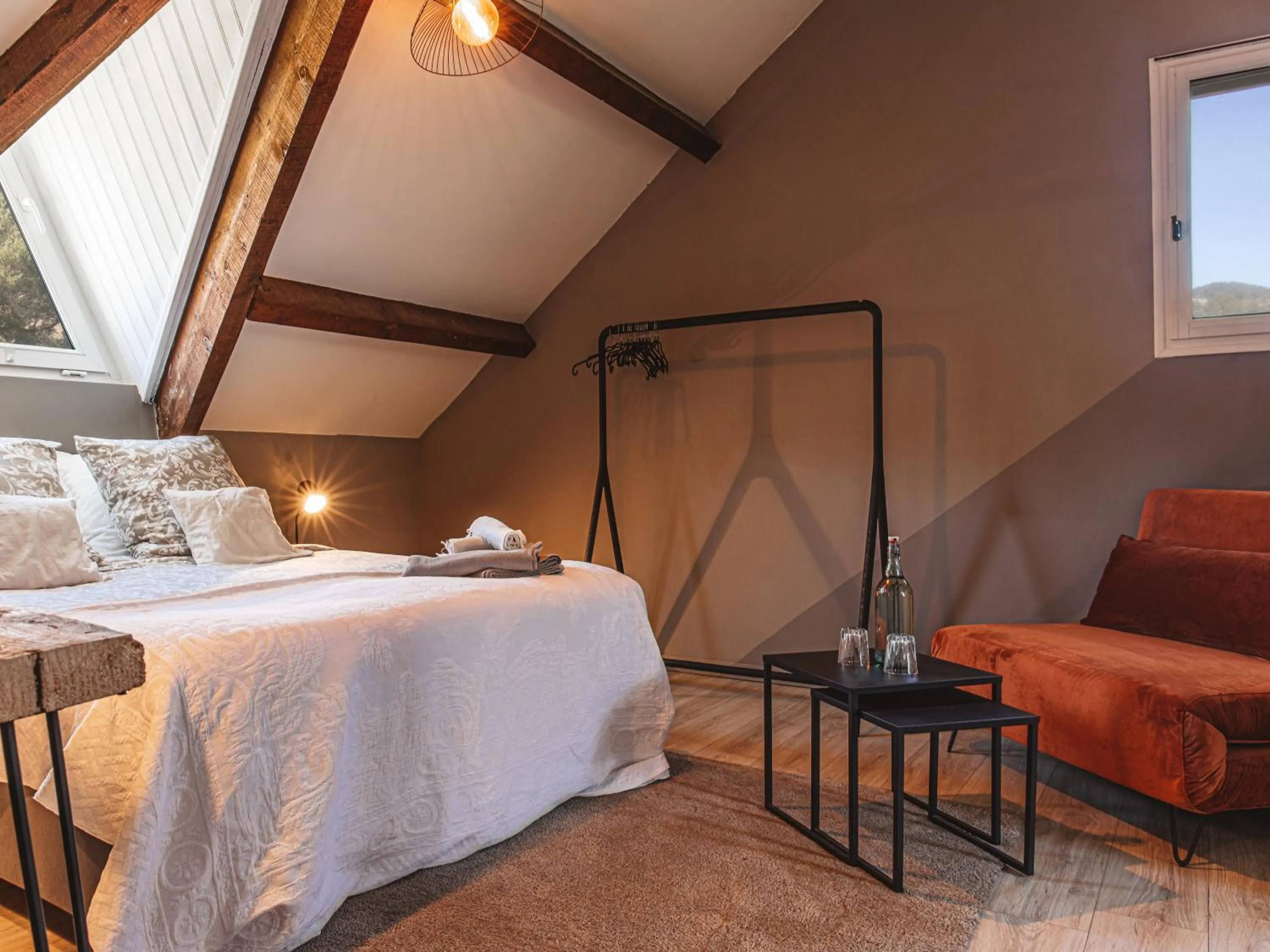 Bed in La Petite Auberge de Virginie