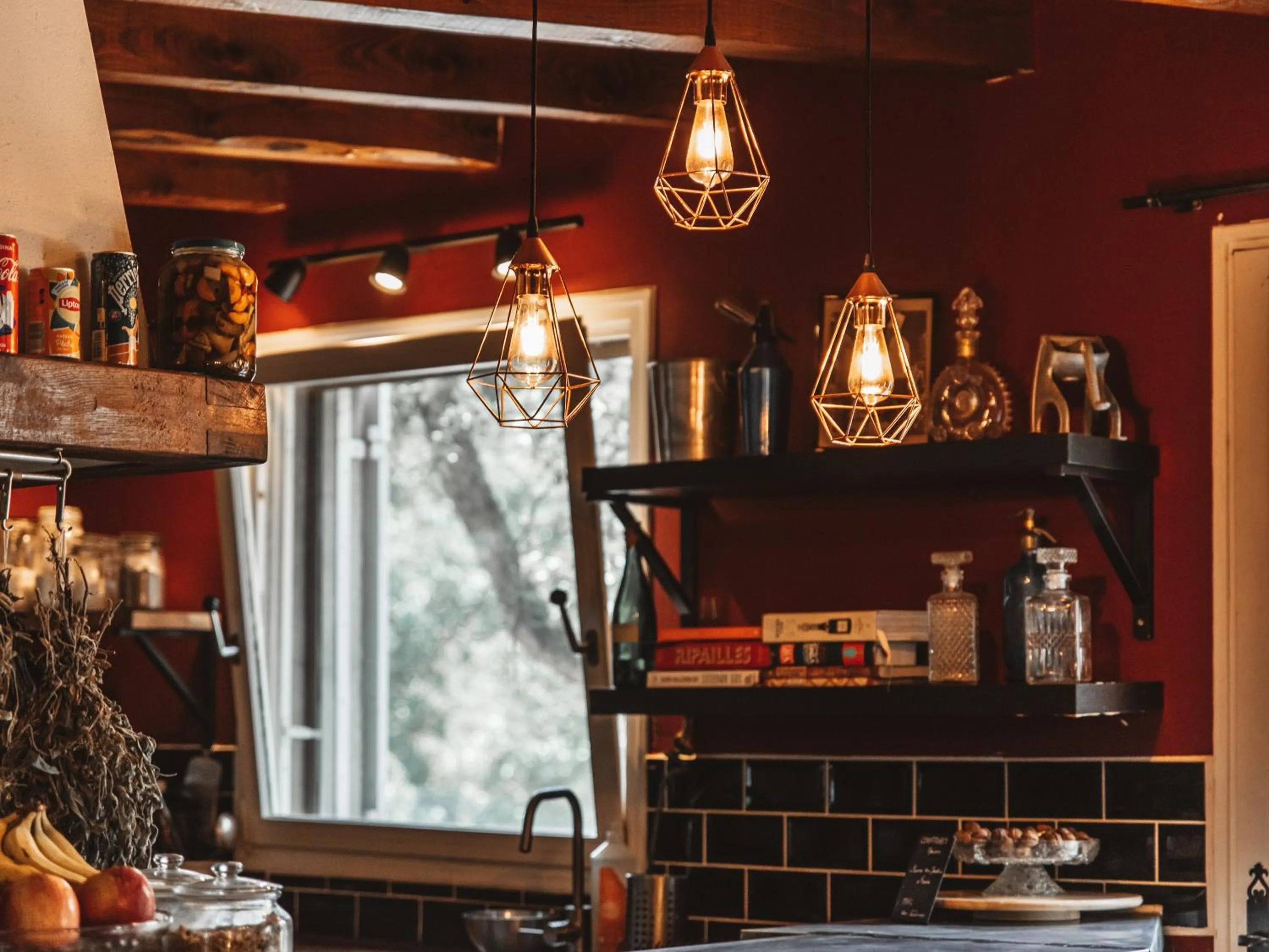 Lounge or bar in La Petite Auberge de Virginie