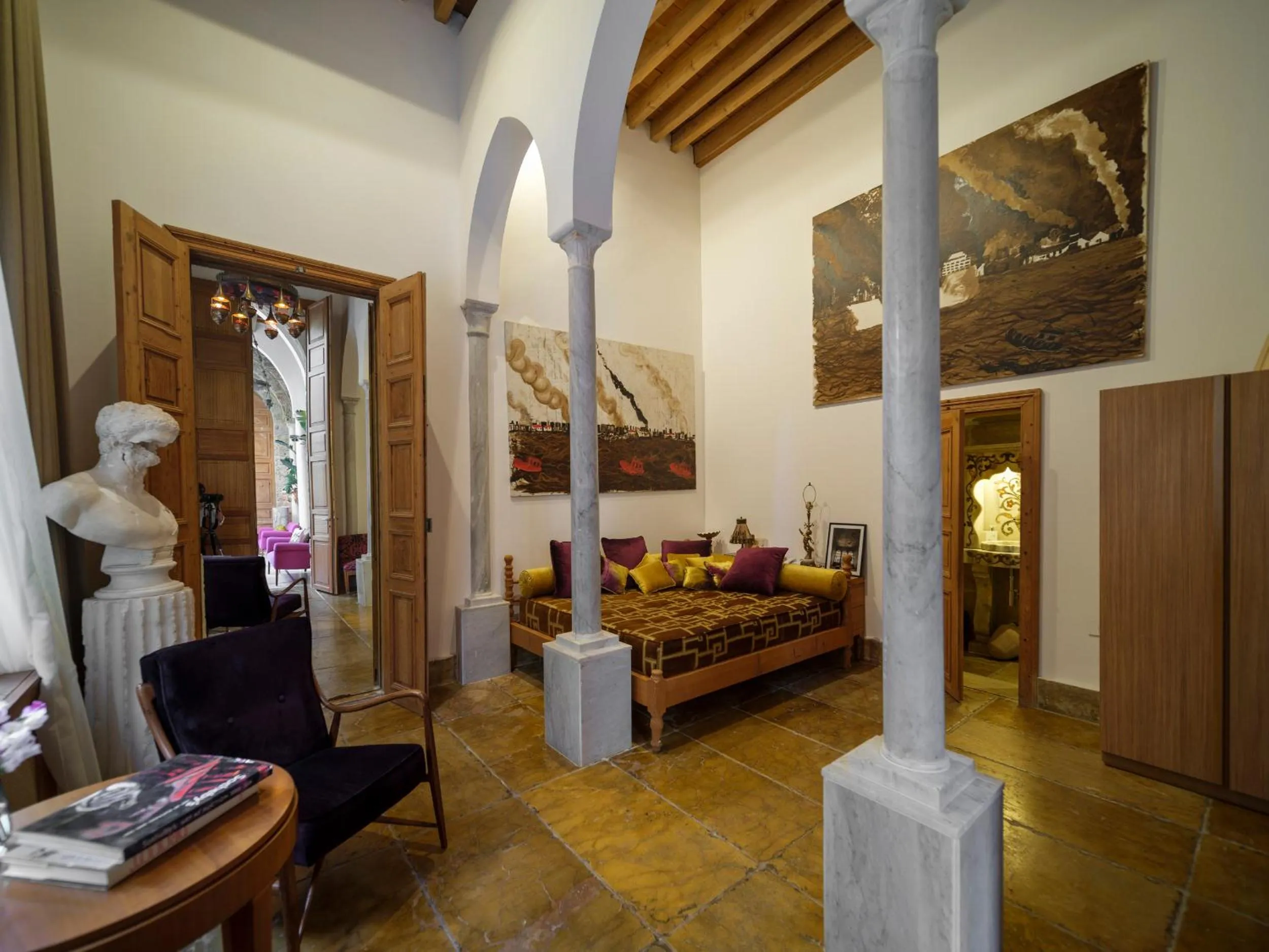 Seating area in Arthaus Beirut