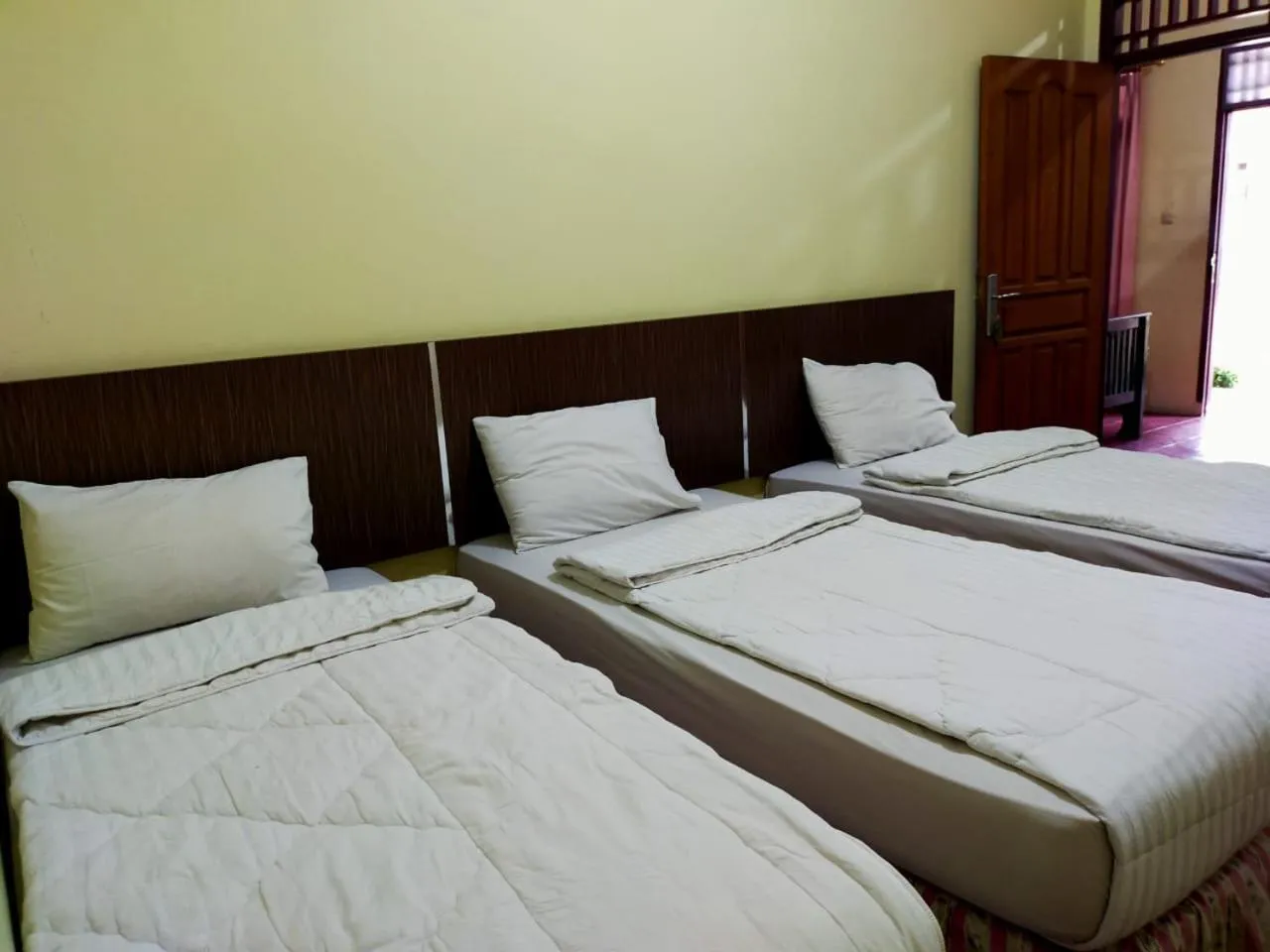Bed in Grand Mutiara Hotel Puncak