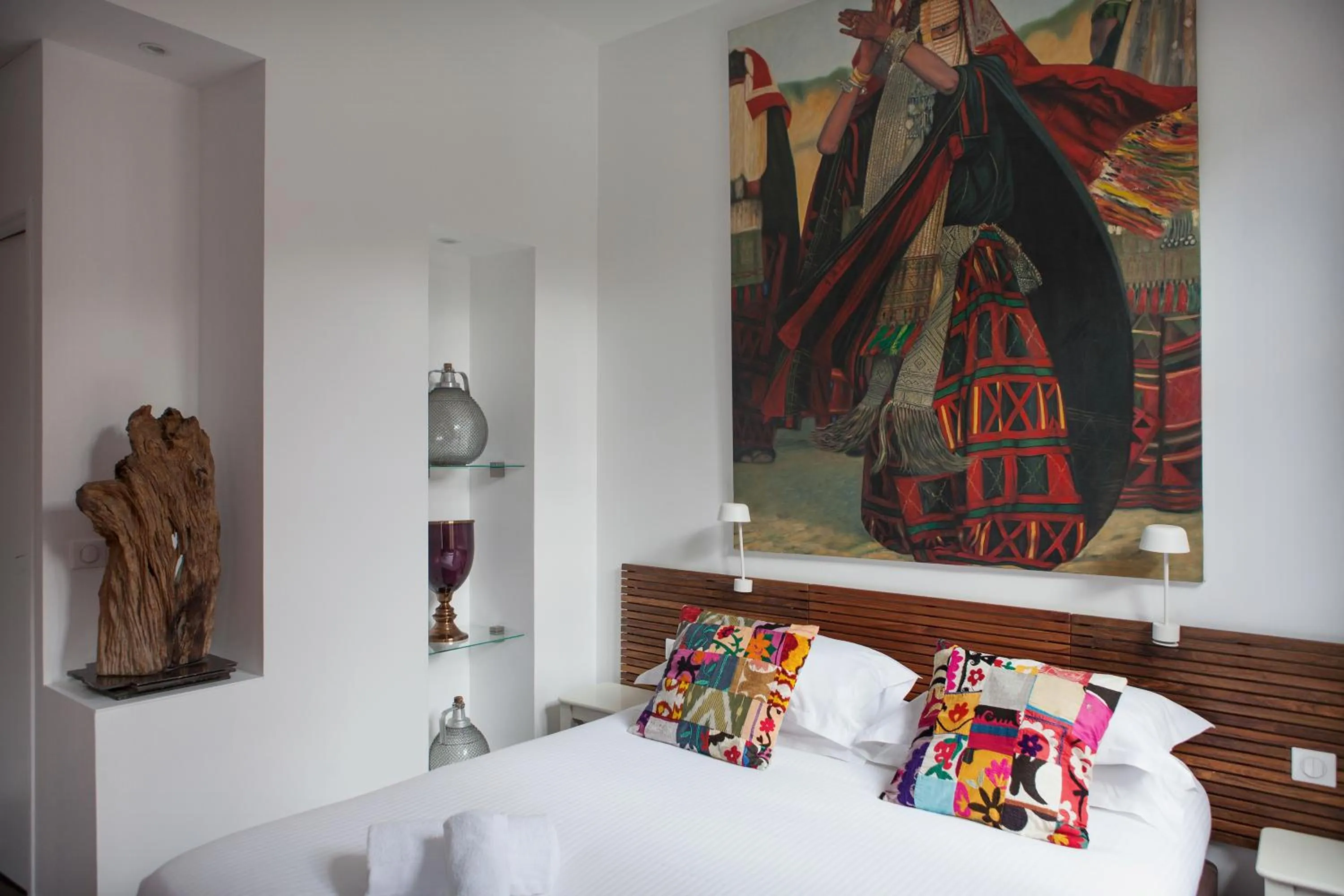 Bed in Une Chambre Chez Dupont