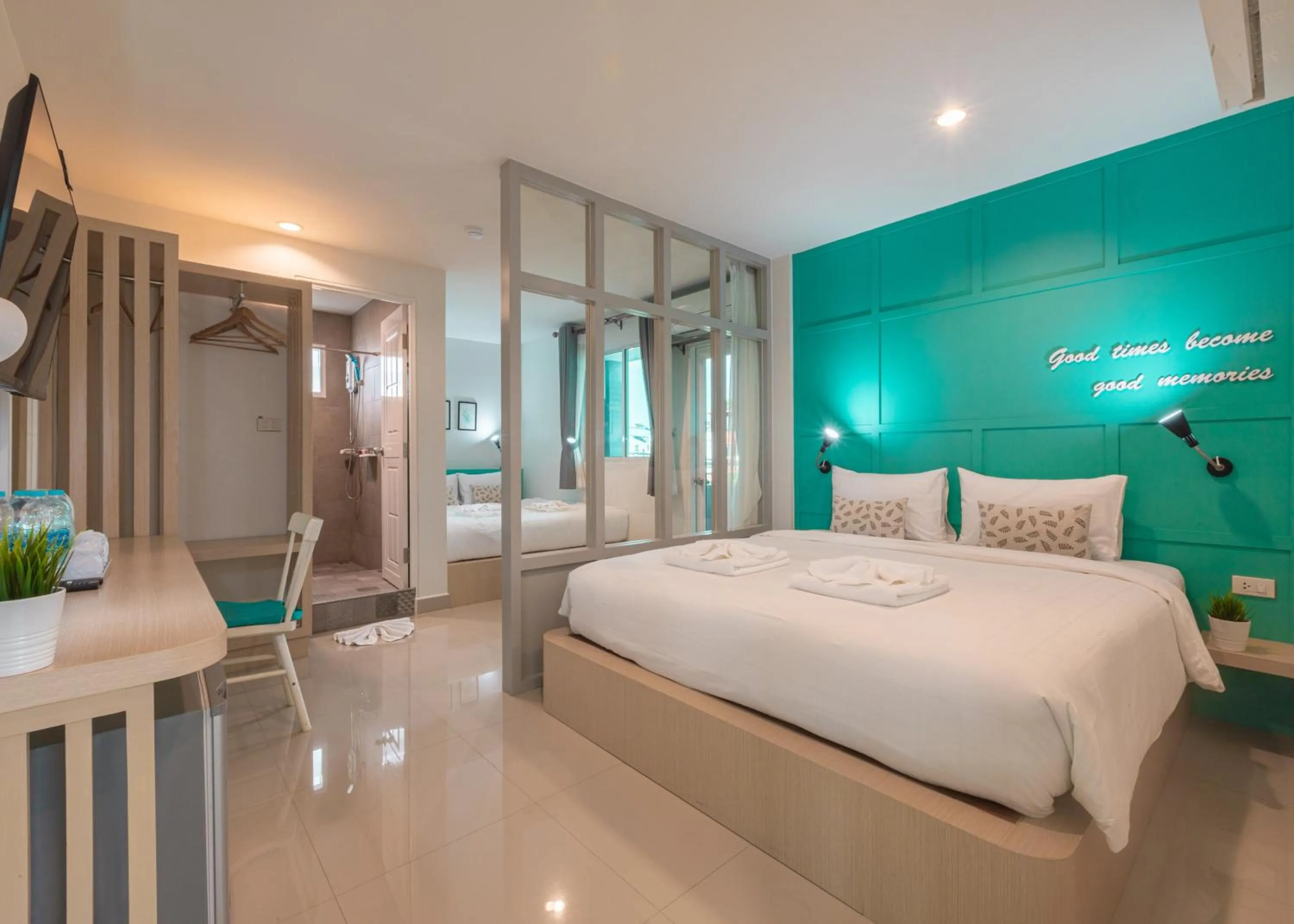 Bedroom, Bed in Tiny Krabi Hotel