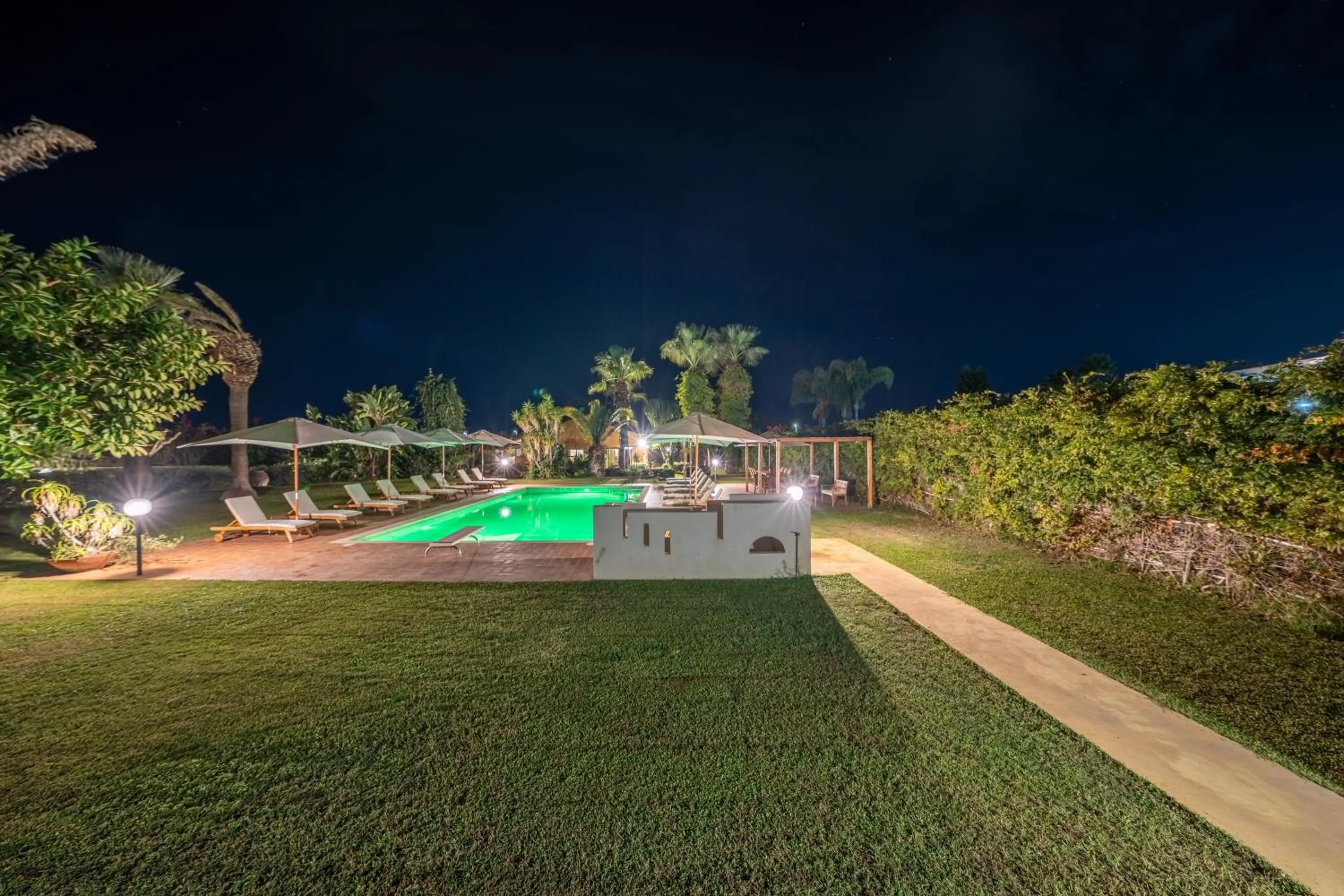 Pool view in Villa Carlotta Resort