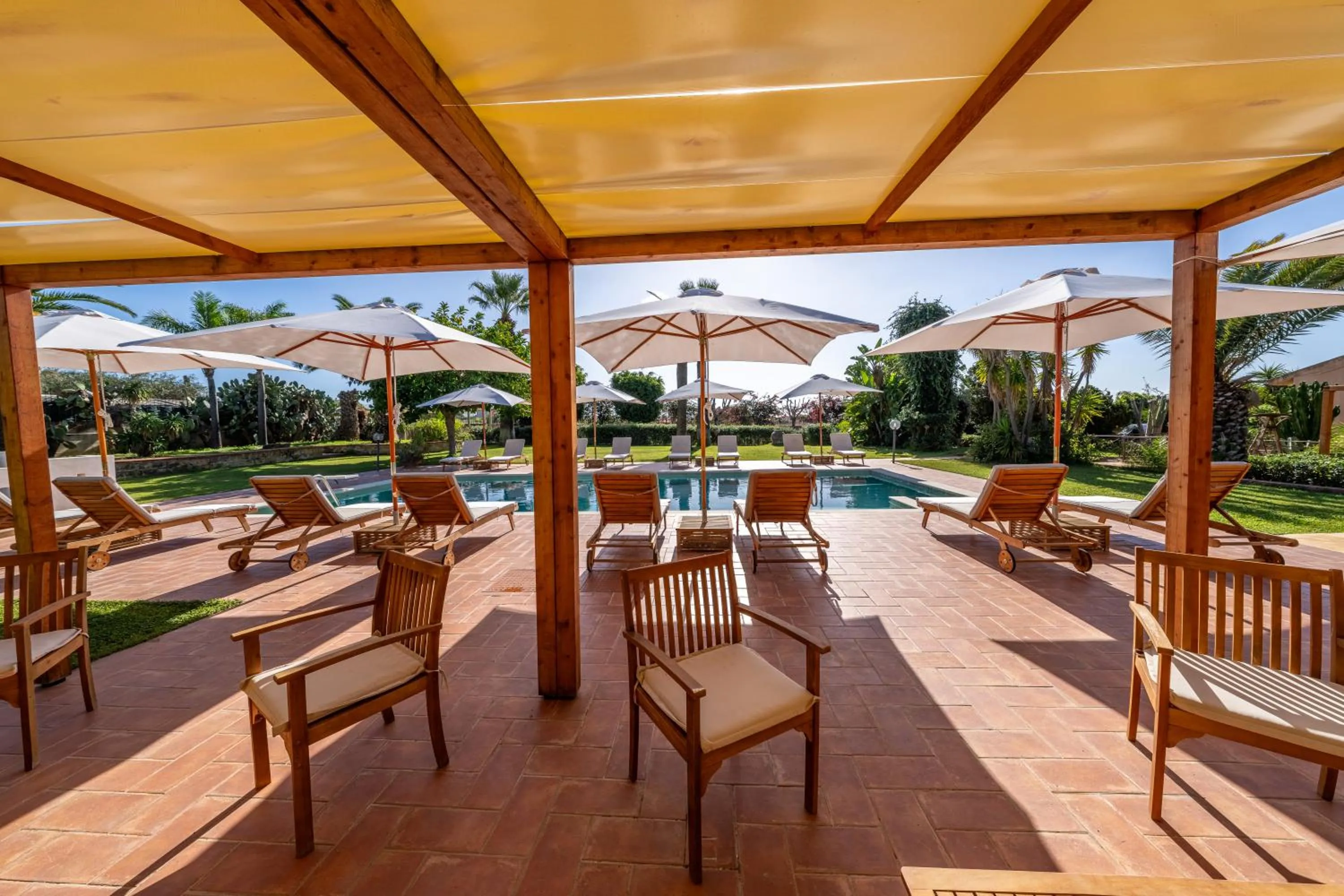 Solarium in Villa Carlotta Resort