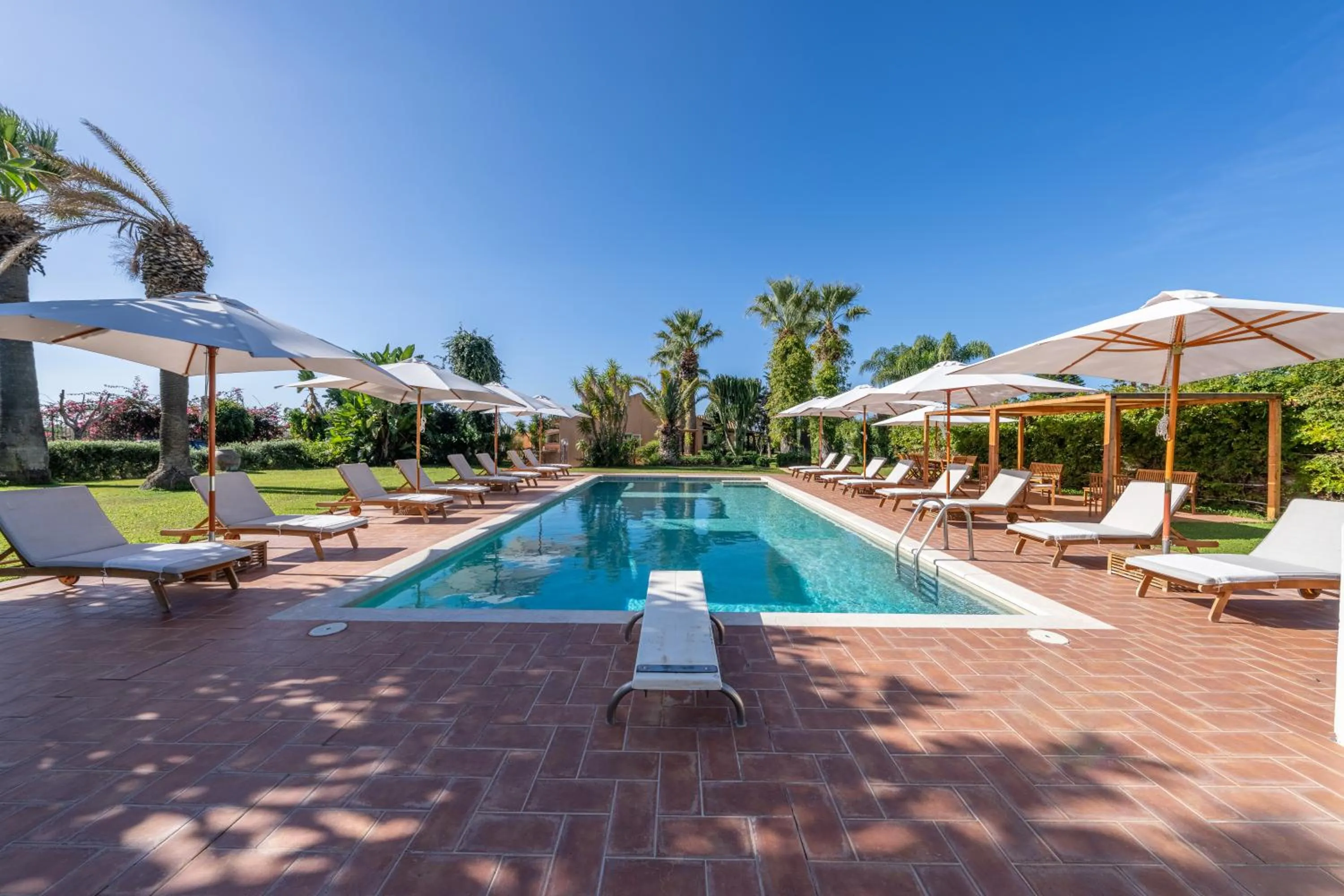Pool view in Villa Carlotta Resort